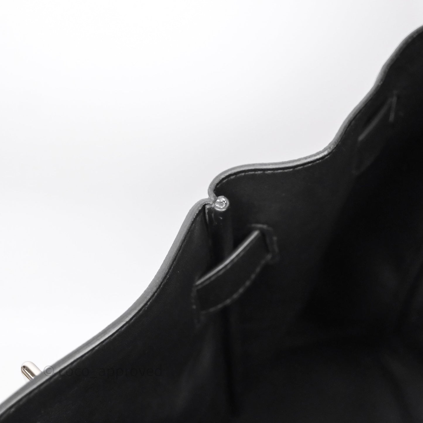Hermès Kelly Voyage 50 Noir 89 Novillo Palladium Hardware