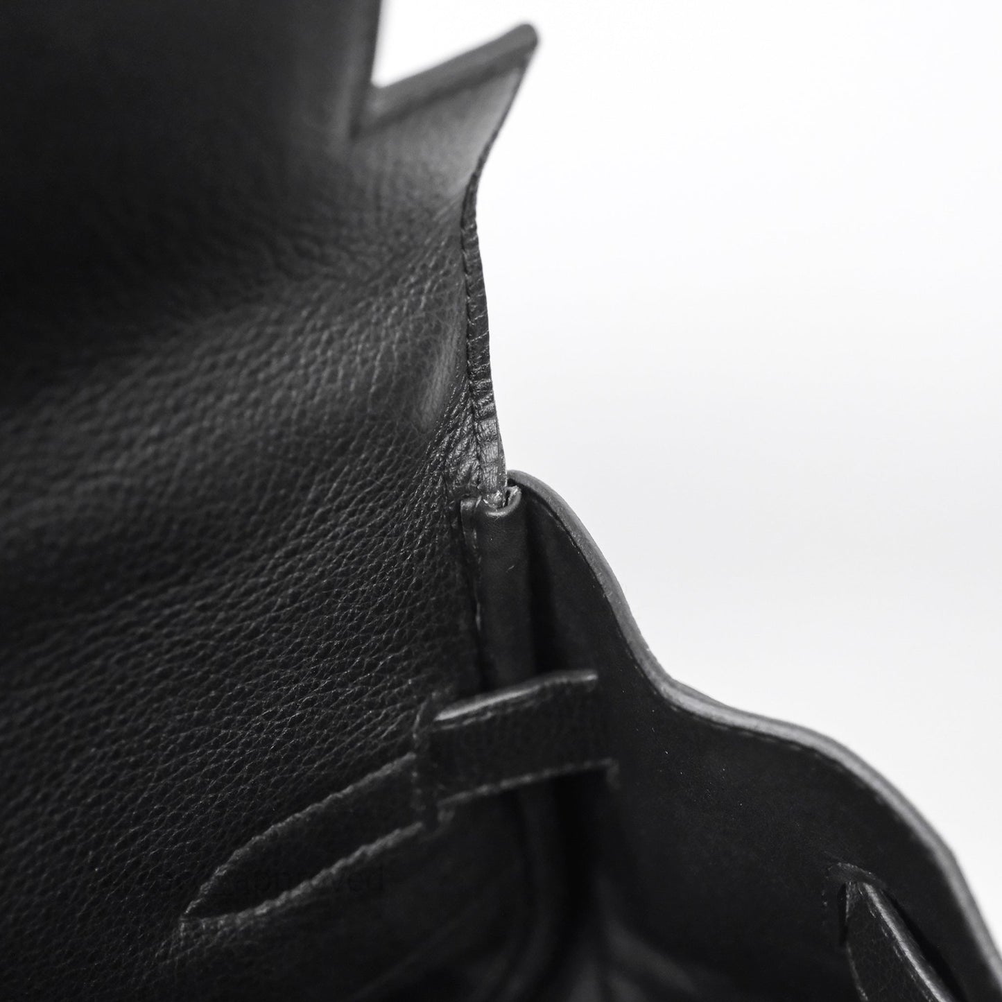 Hermès Kelly Voyage 50 Noir 89 Novillo Palladium Hardware