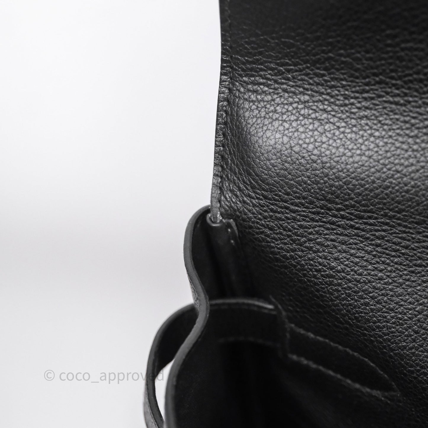 Hermès Kelly Voyage 50 Noir 89 Novillo Palladium Hardware