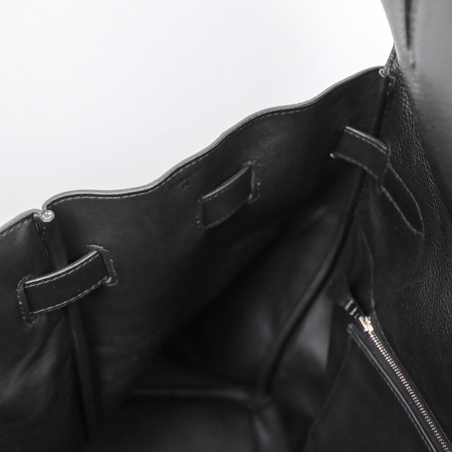 Hermès Kelly Voyage 50 Noir 89 Novillo Palladium Hardware