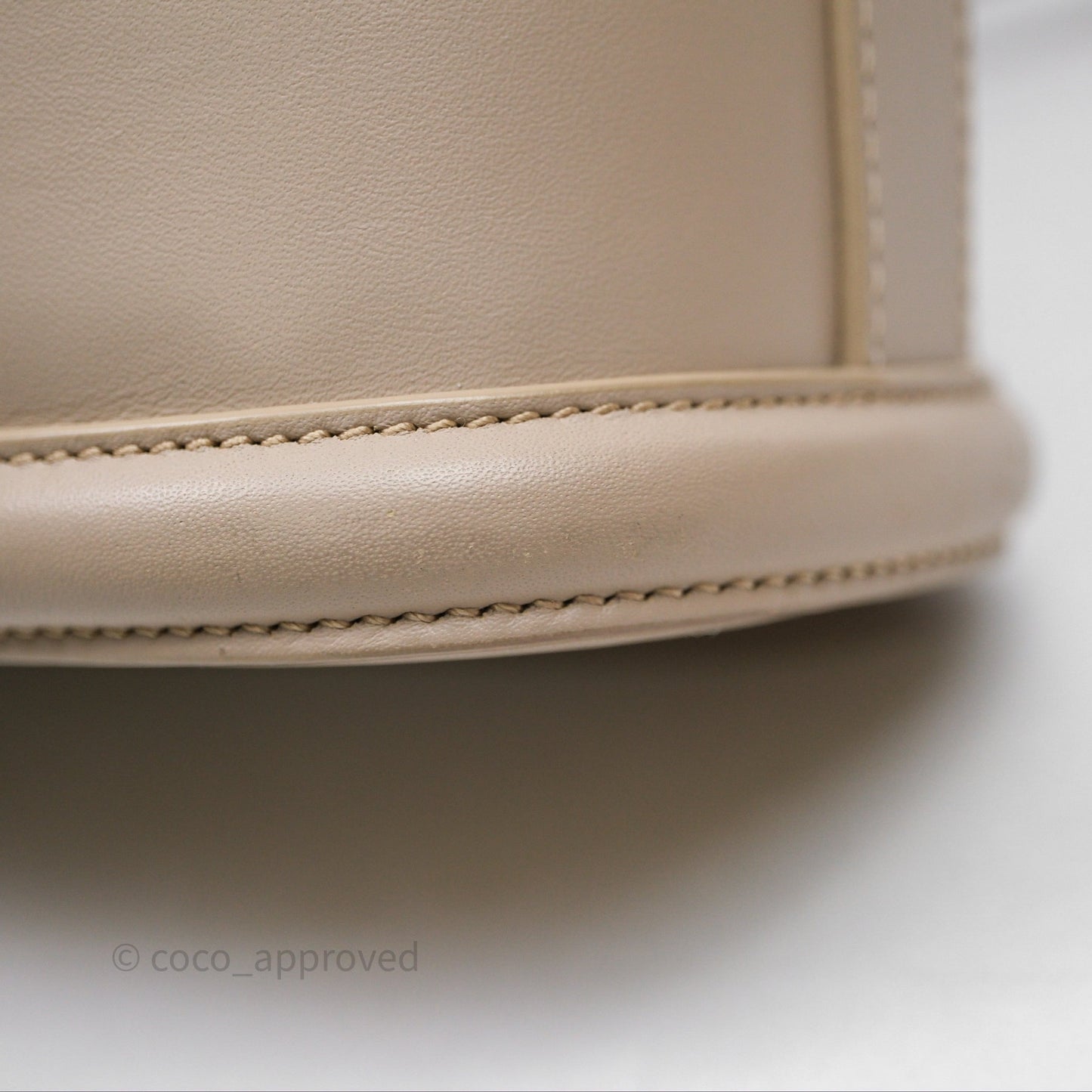 Christian Dior Medium C'est Dior Bag Beige CD-Embossed Calfskin Gold Hardware