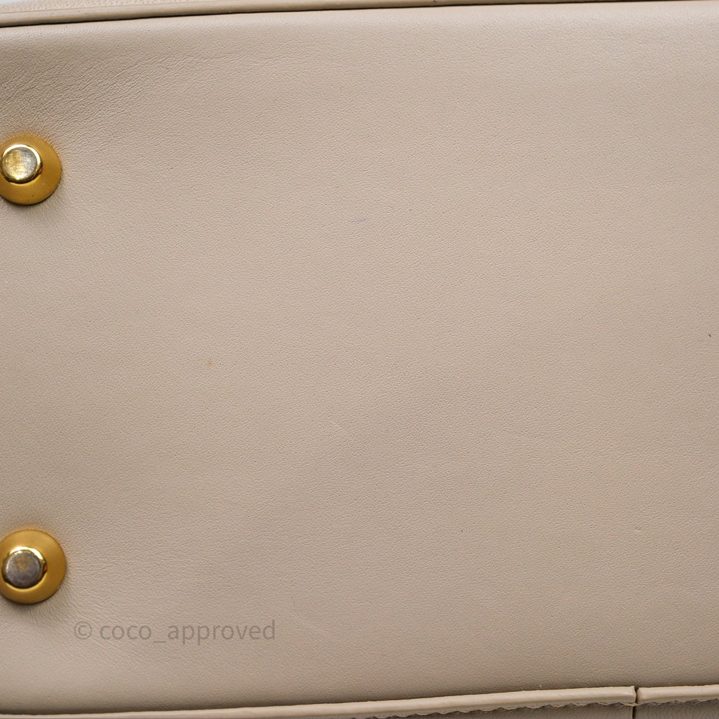 Christian Dior Medium C'est Dior Bag Beige CD-Embossed Calfskin Gold Hardware