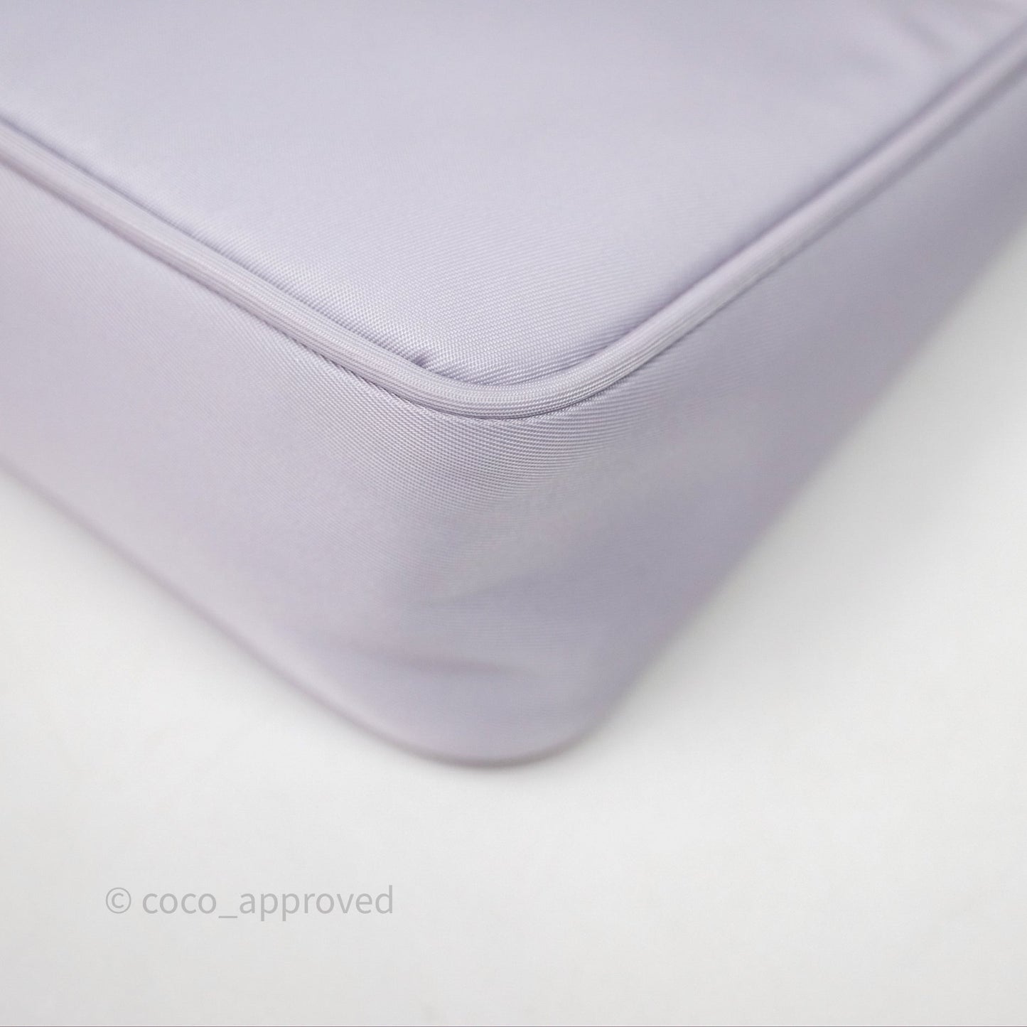 Prada Re-Edition 2000 Nylon Mini Bag Purple Silver Hardware