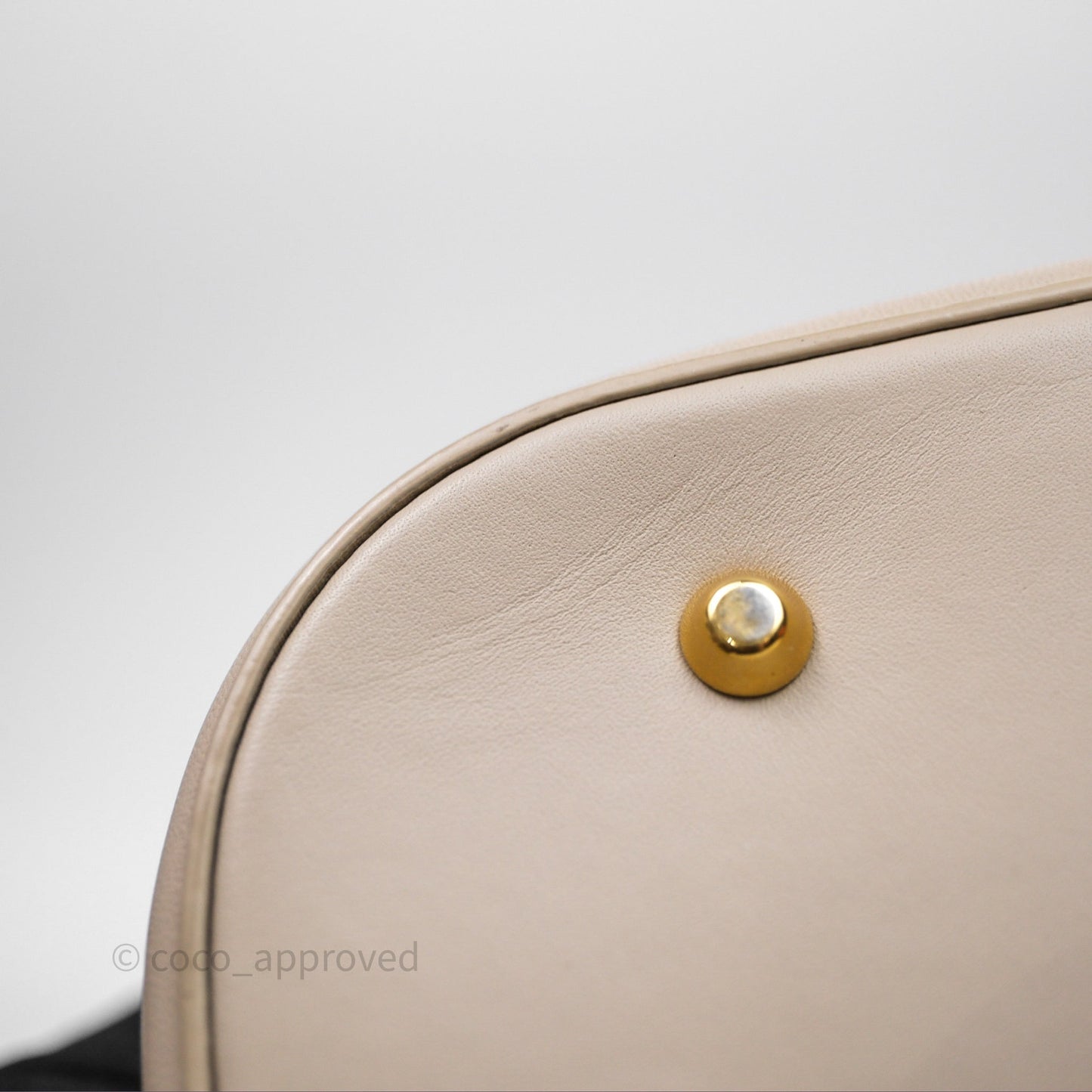 Christian Dior Medium C'est Dior Bag Beige CD-Embossed Calfskin Gold Hardware