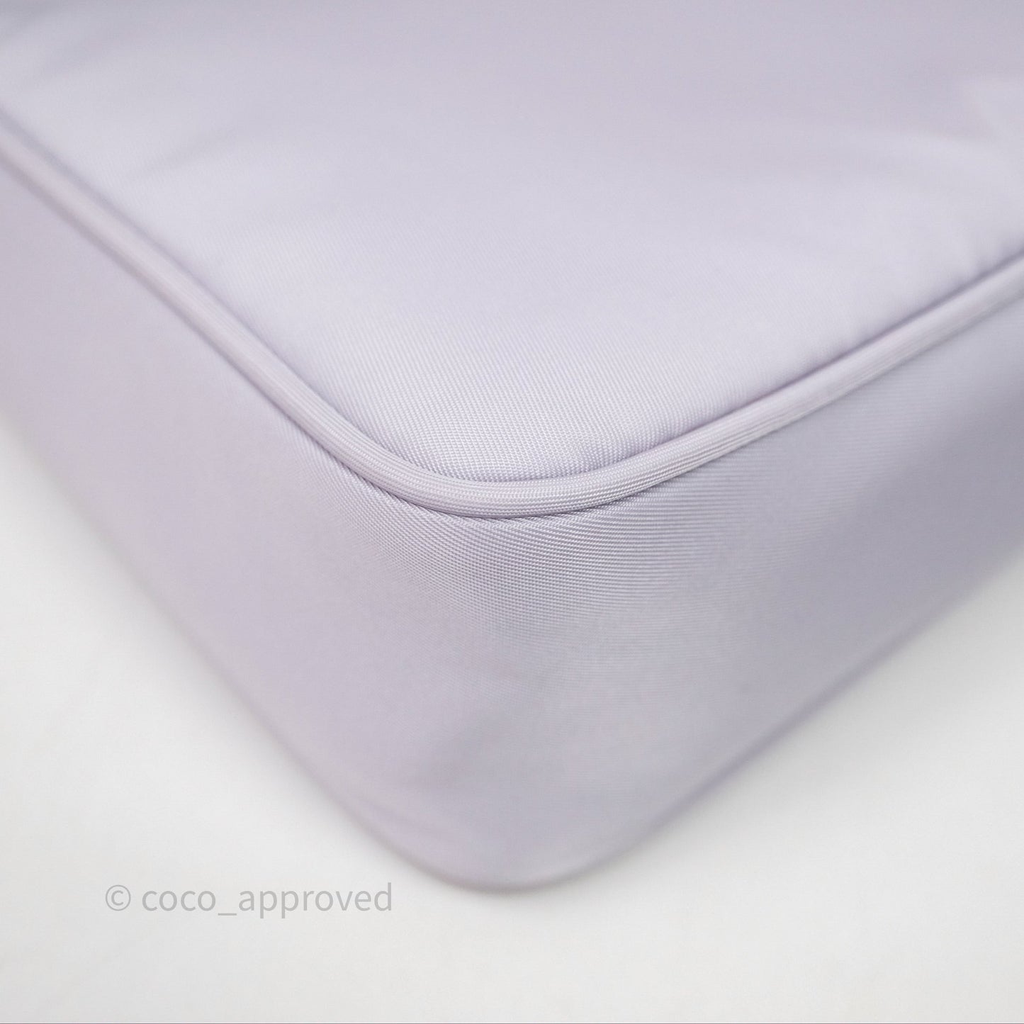 Prada Re-Edition 2000 Nylon Mini Bag Purple Silver Hardware