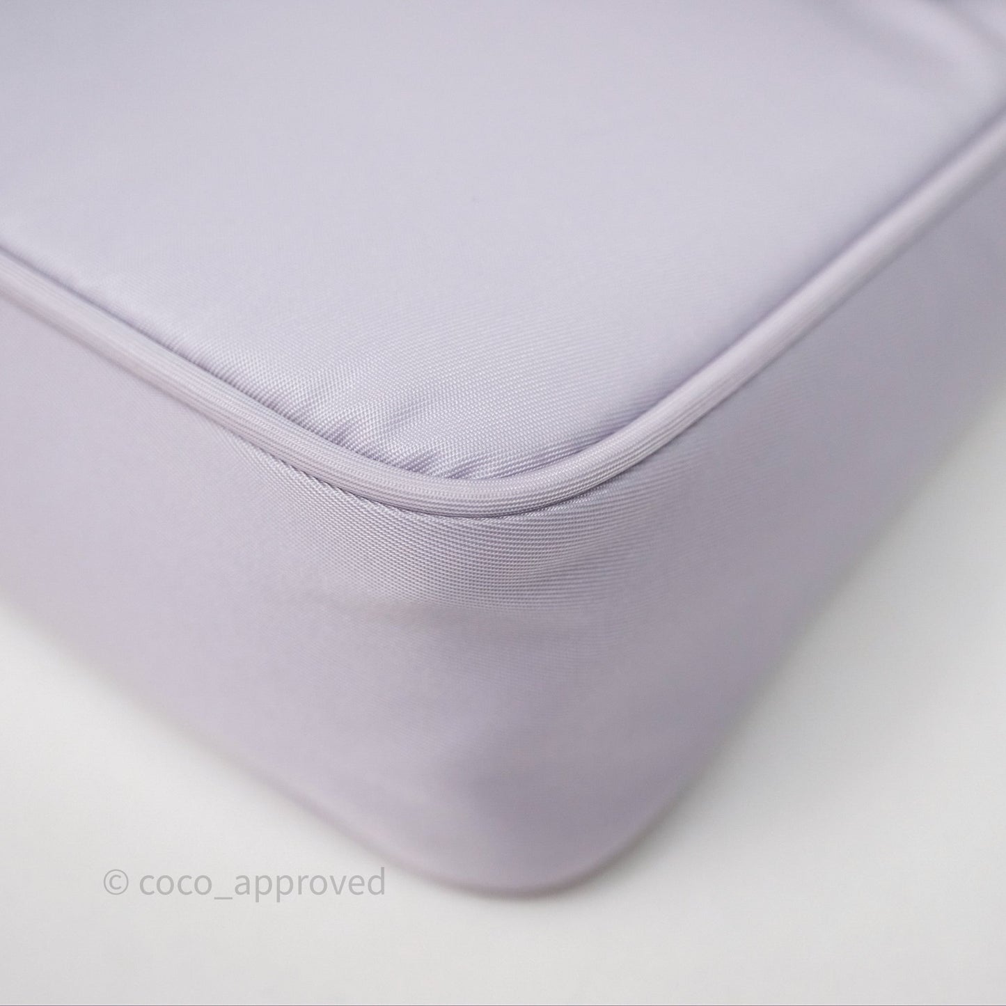 Prada Re-Edition 2000 Nylon Mini Bag Purple Silver Hardware
