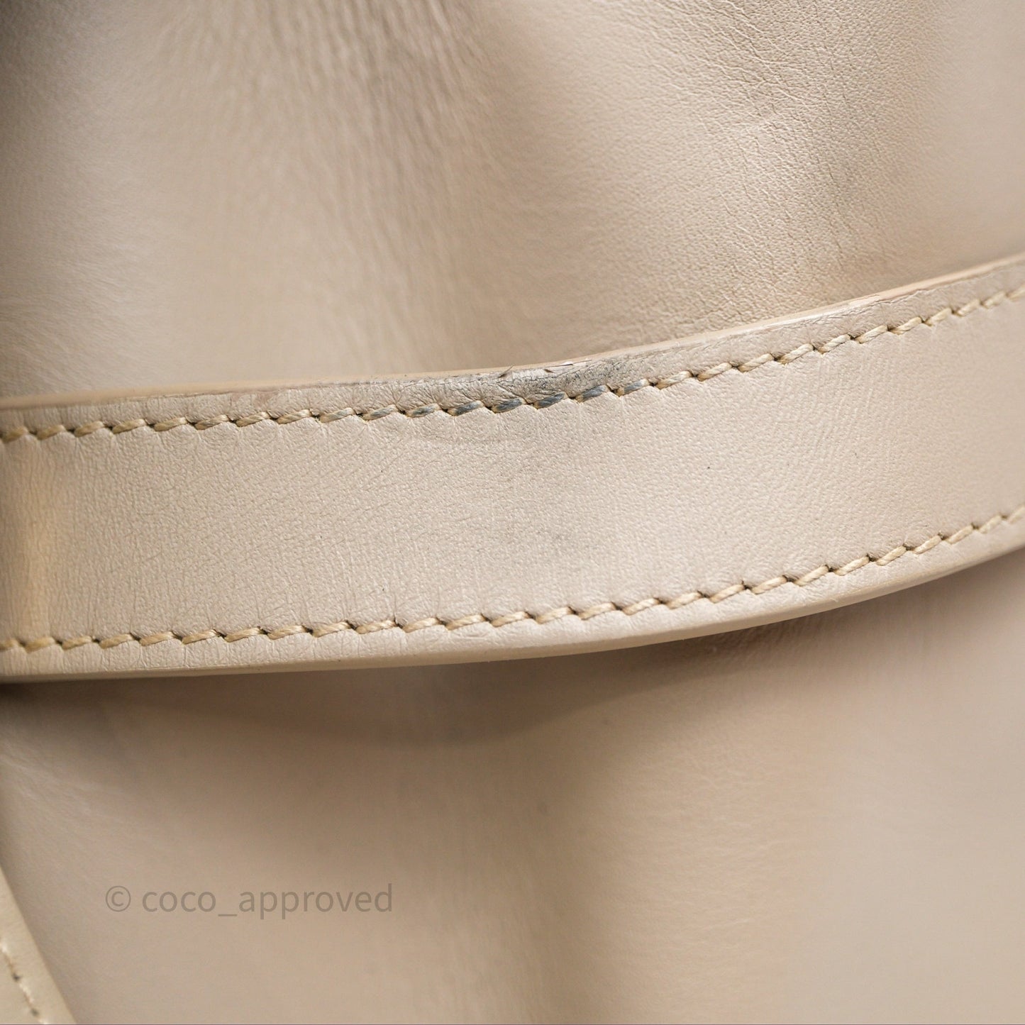 Christian Dior Medium C'est Dior Bag Beige CD-Embossed Calfskin Gold Hardware