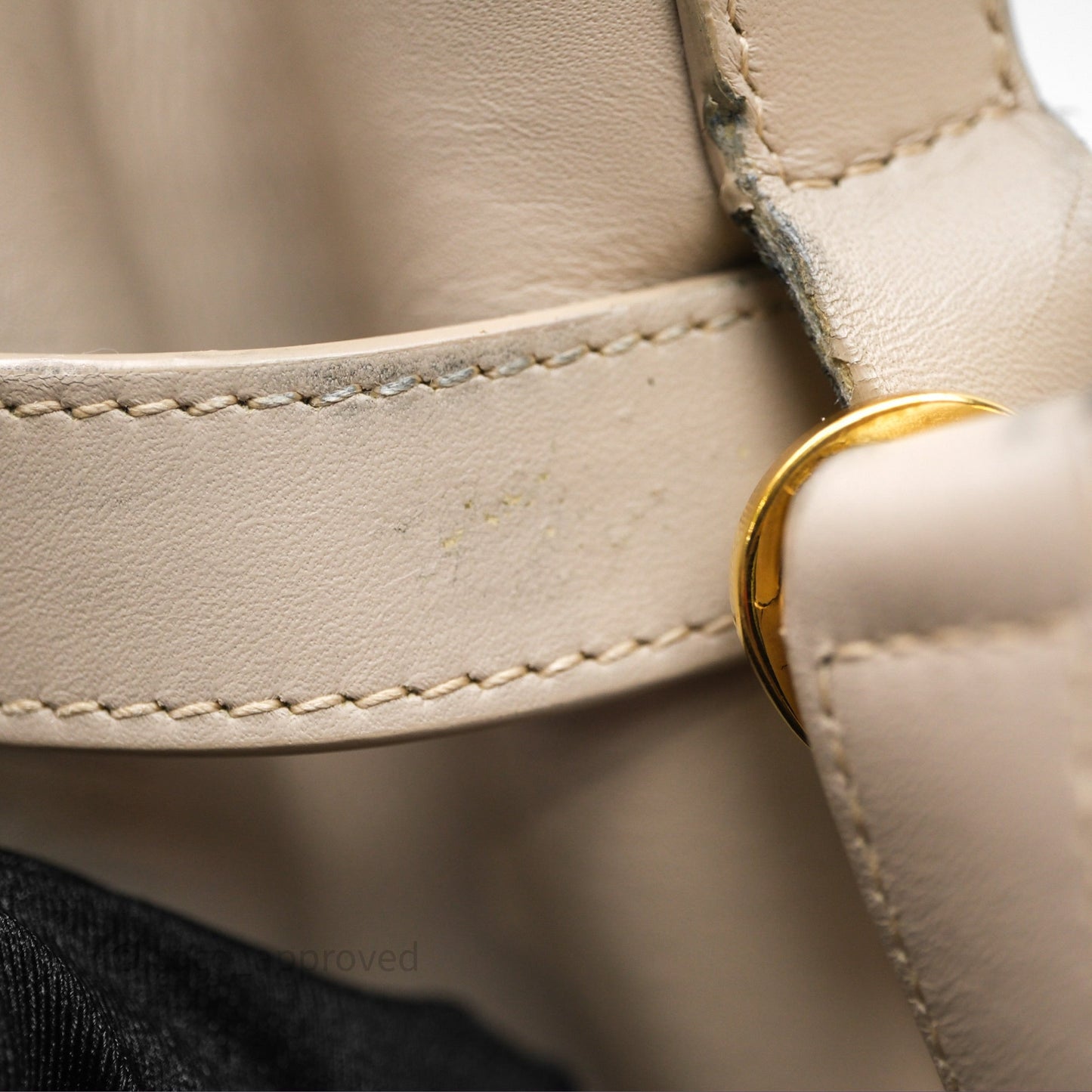 Christian Dior Medium C'est Dior Bag Beige CD-Embossed Calfskin Gold Hardware