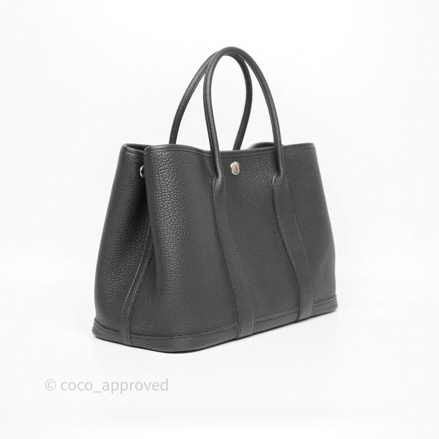 Hermès Garden Party 30 Black Noir 89 Negonda