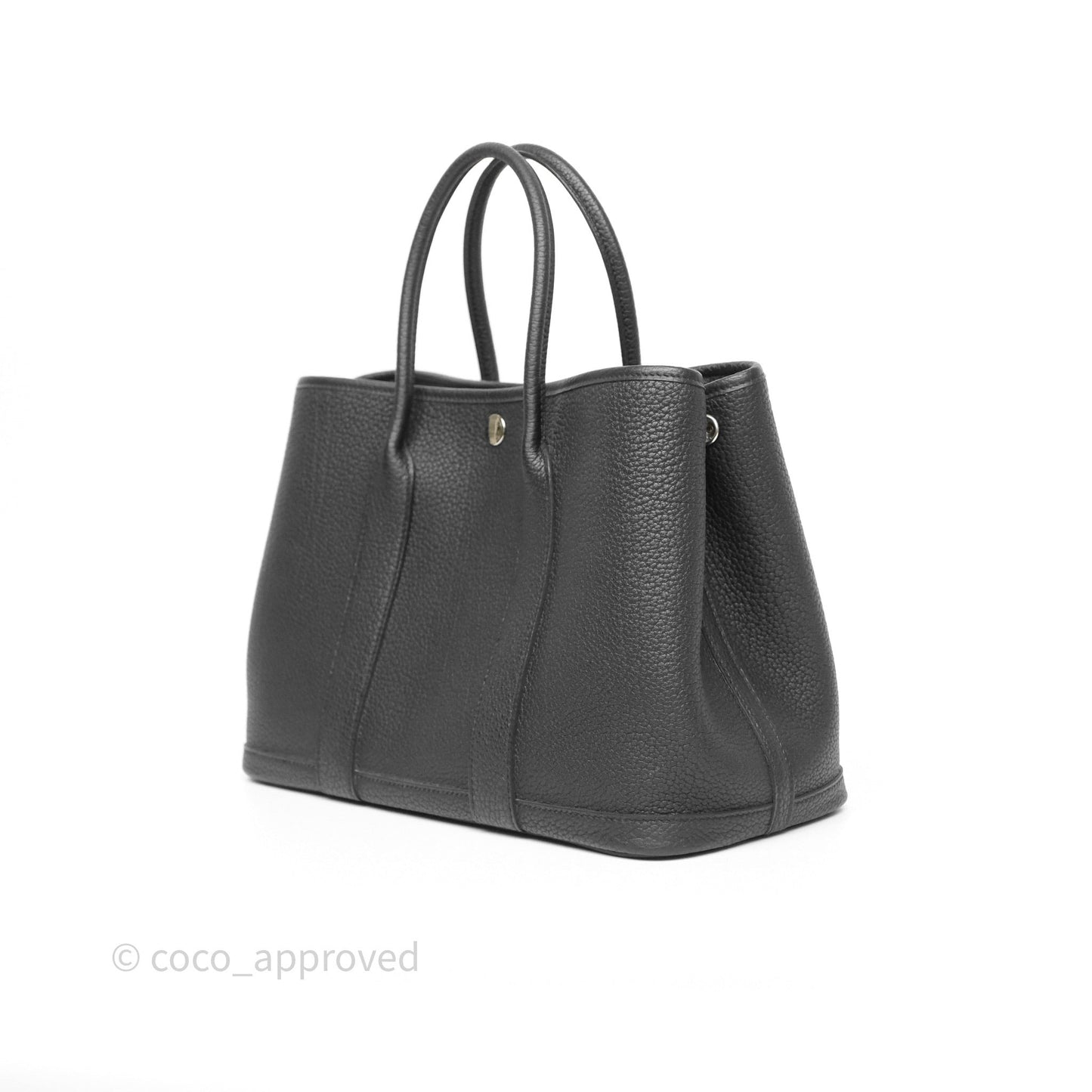 Hermès Garden Party 30 Black Noir 89 Negonda