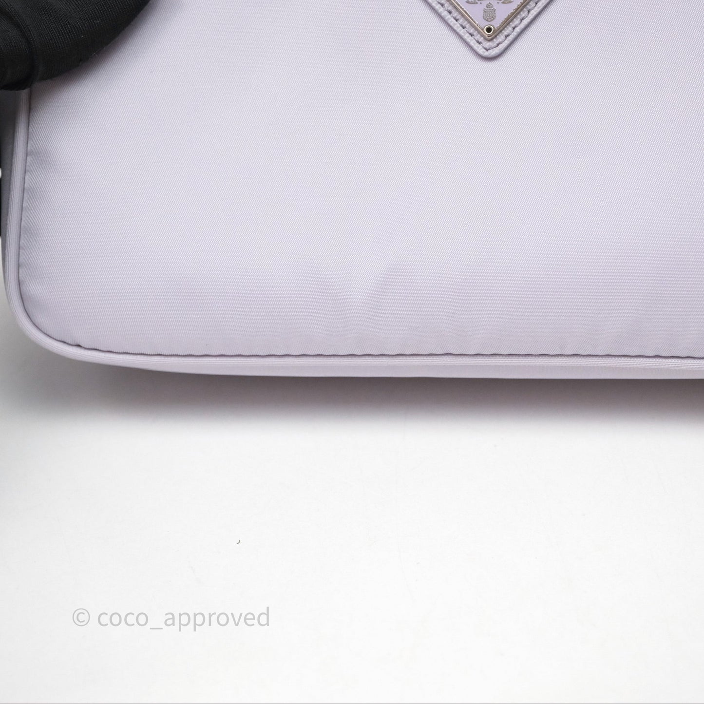 Prada Re-Edition 2000 Nylon Mini Bag Purple Silver Hardware