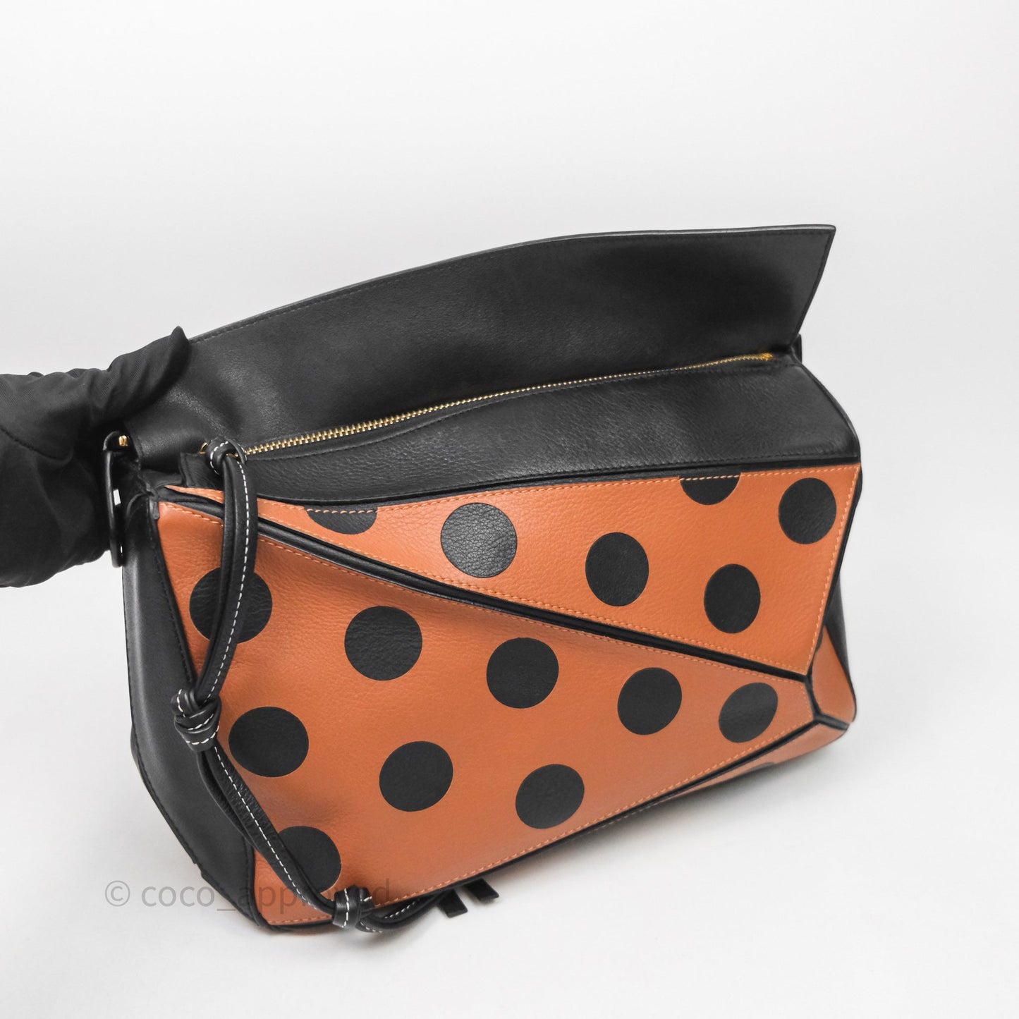 Loewe Medium Polka Dot Puzzle Bag Calfskin