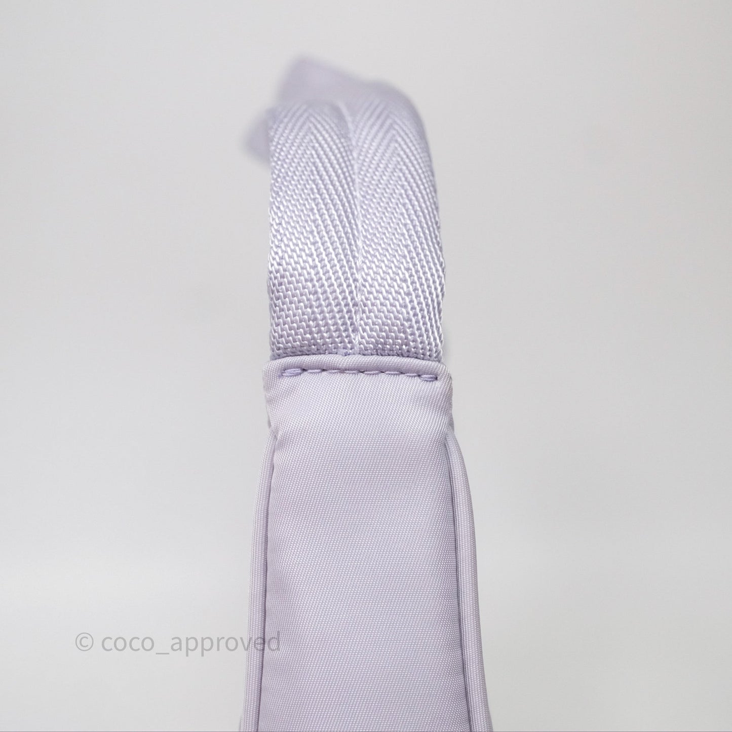 Prada Re-Edition 2000 Nylon Mini Bag Purple Silver Hardware
