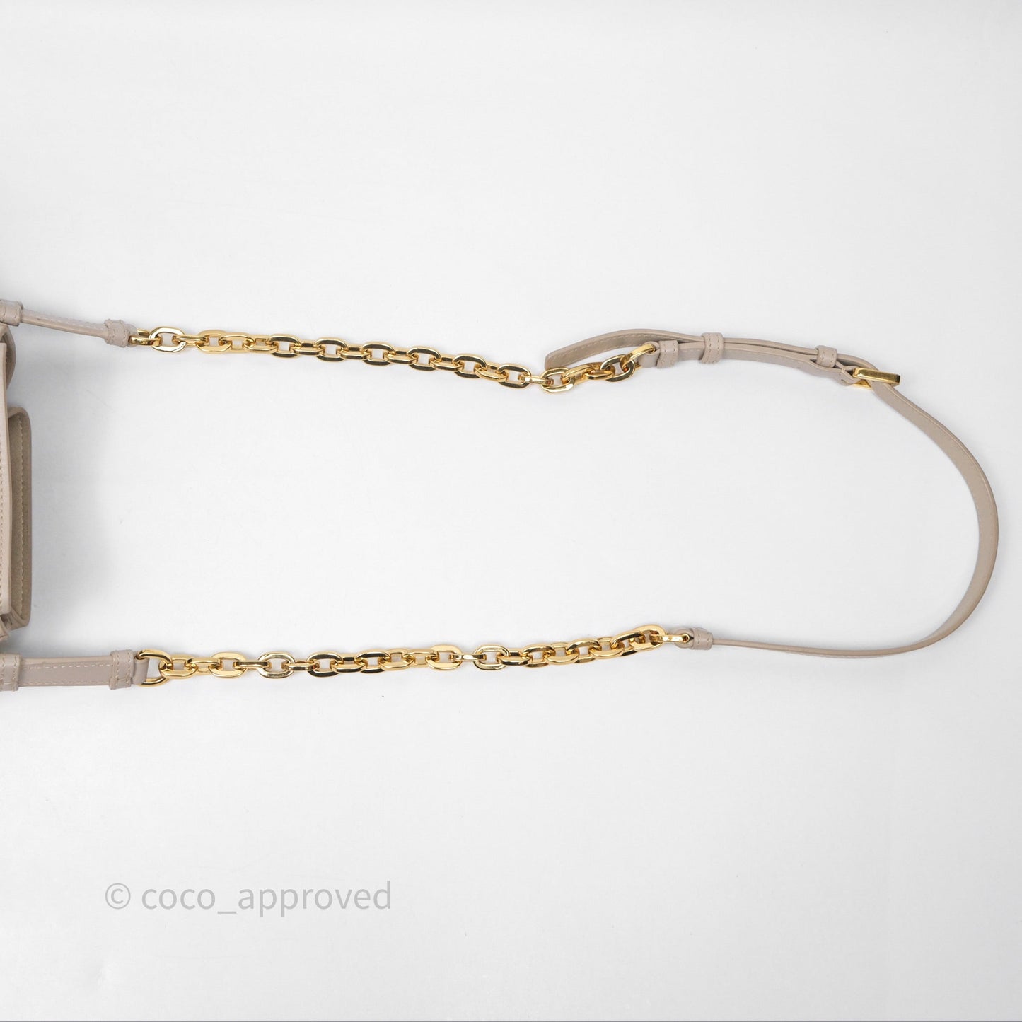 Christian Dior Medium C'est Dior Bag Beige CD-Embossed Calfskin Gold Hardware