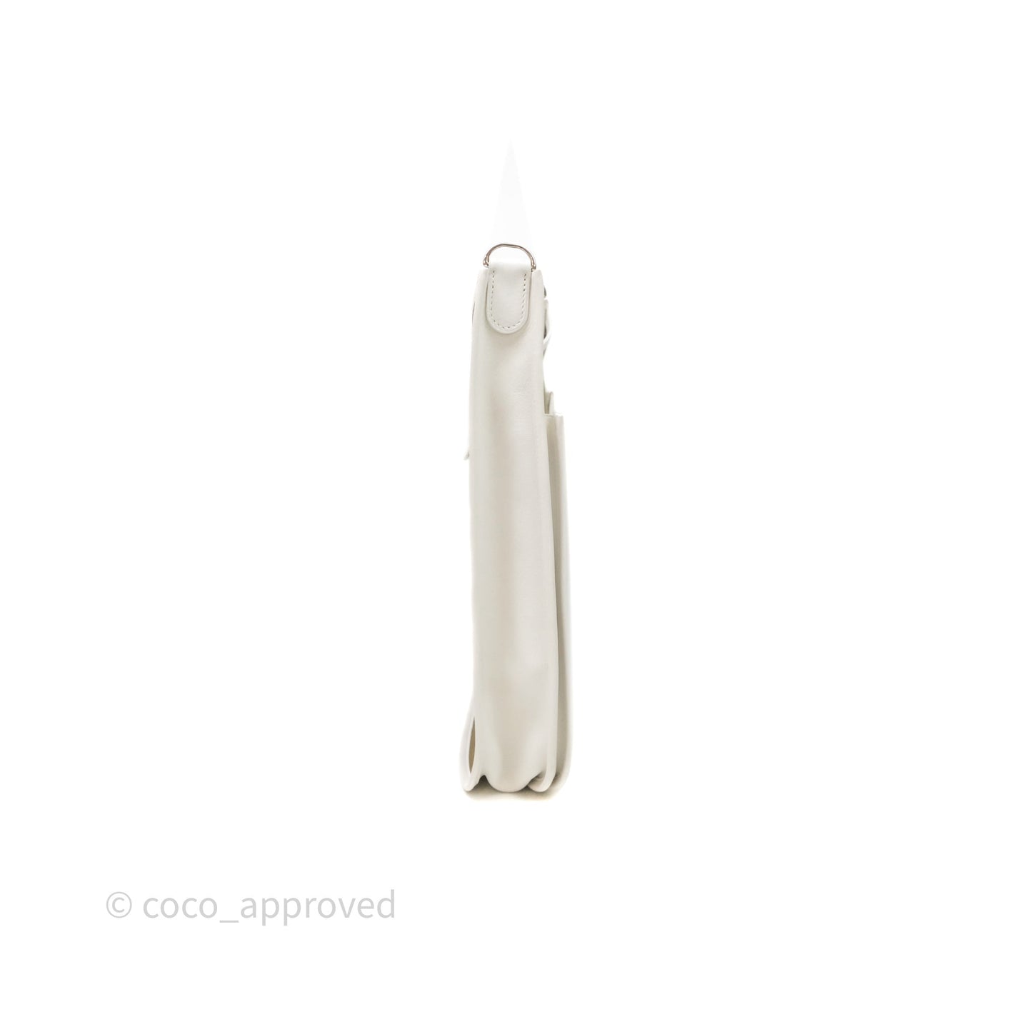 Hermes Evelyne III 29 Khaki/ White Palladium Hardware