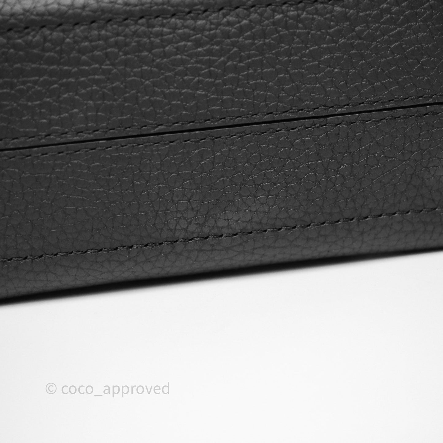 Delvaux Cool Box Nano Taurillon Soft Grained Calfskin Black Gold Hardware