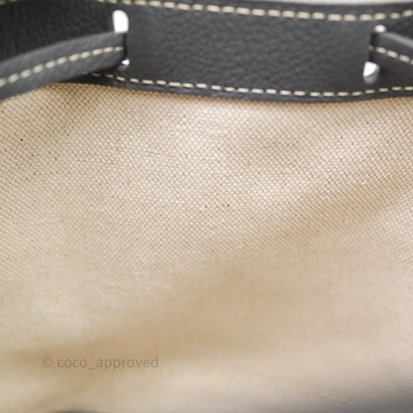 Goyard Petit Flot Mini Bucket Bag Grey Goyardine Canvas
