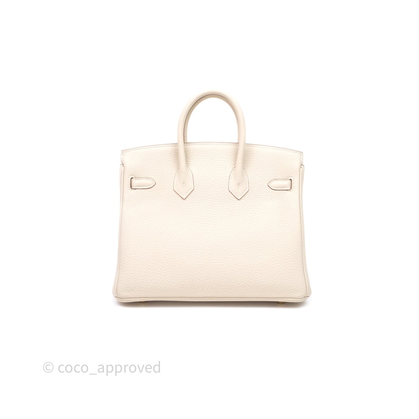 Hermès Birkin 25 Craie 10 Togo Gold Hardware