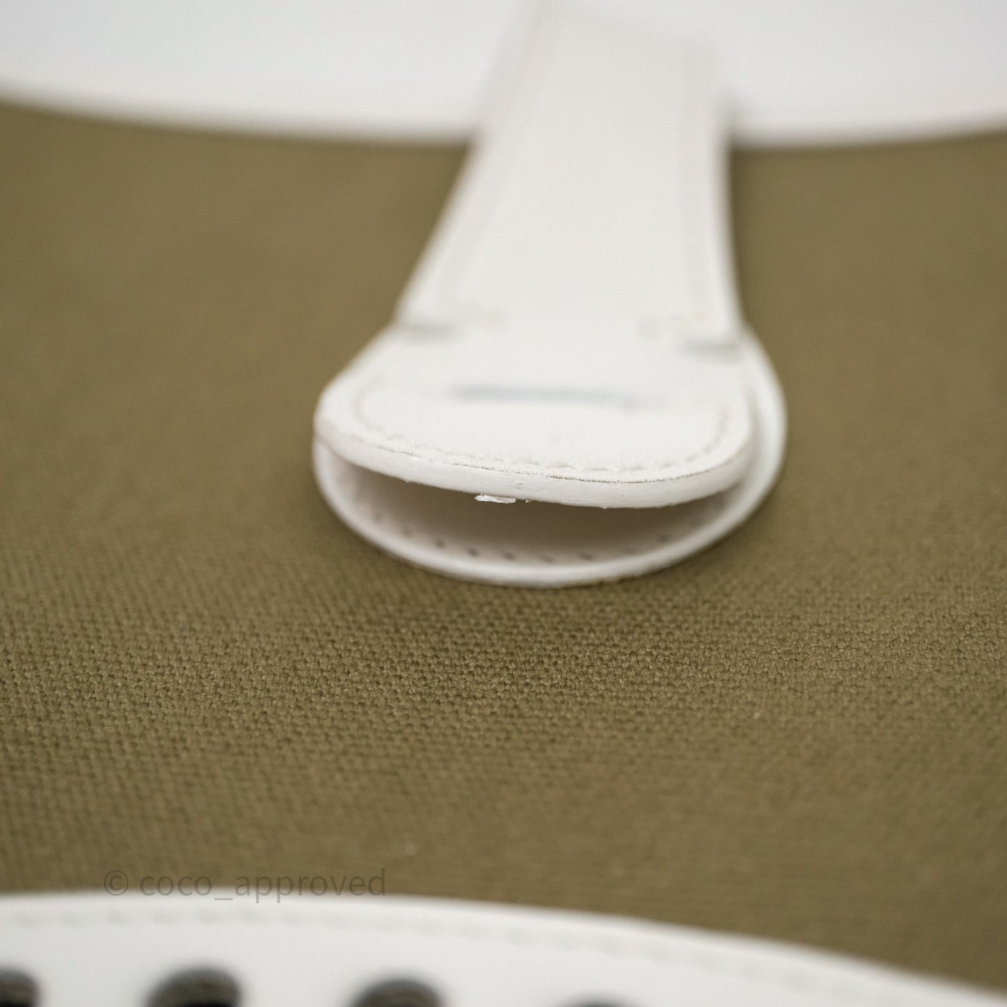 Hermes Evelyne III 29 Khaki/ White Palladium Hardware