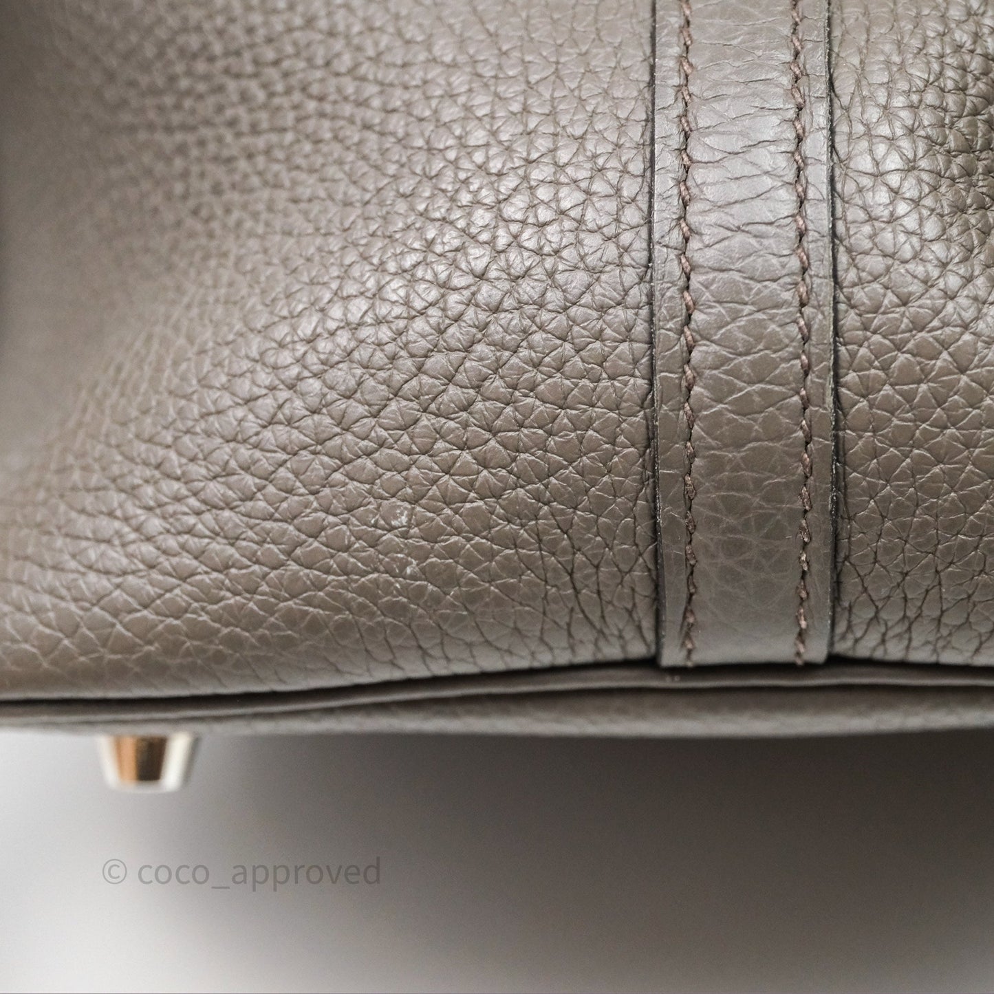 Hermès Picotin 22 Graphite 88 Taurillon Maurice Clemence Palladium Hardware