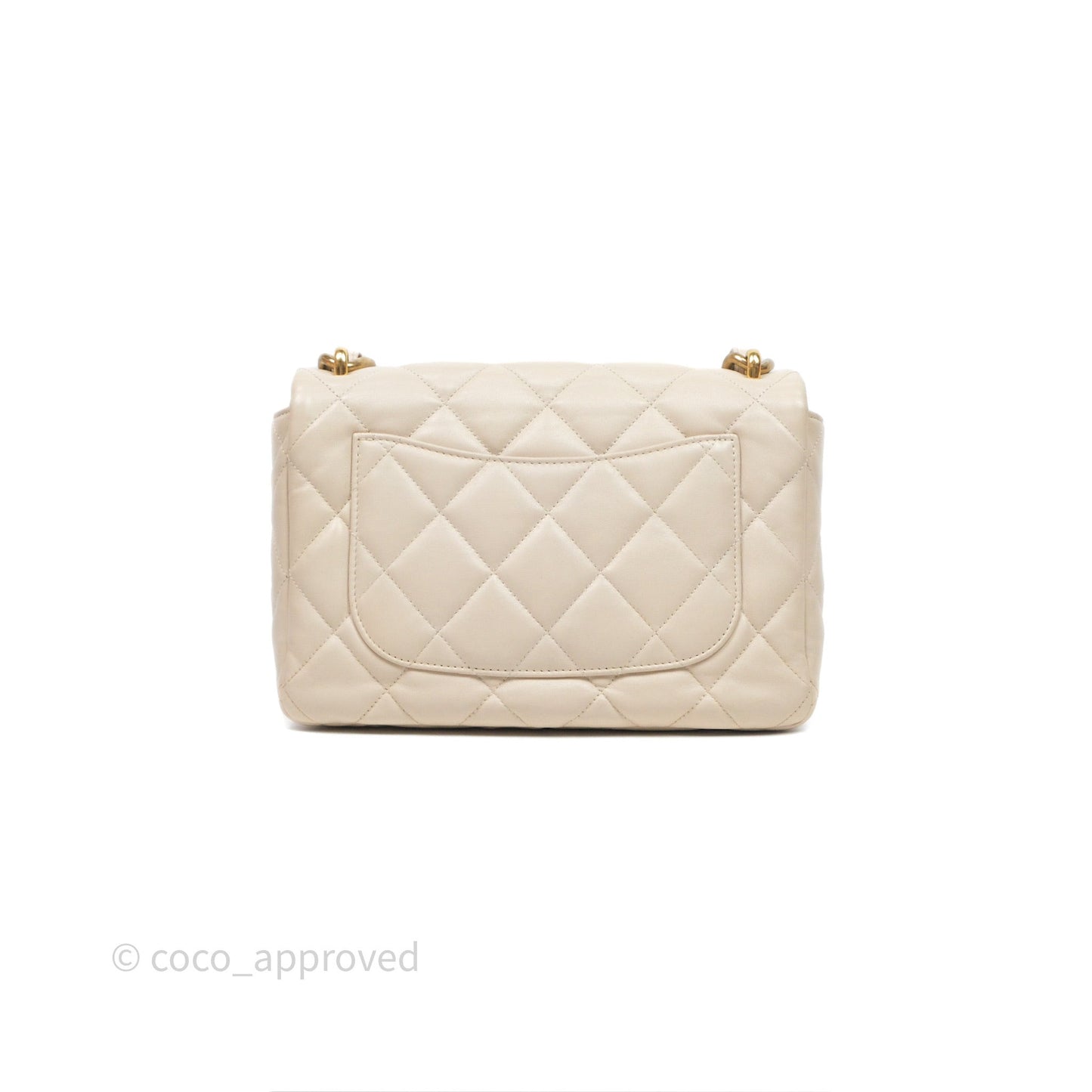 Chanel Funky Town Flap Beige Aged Gold Hardware