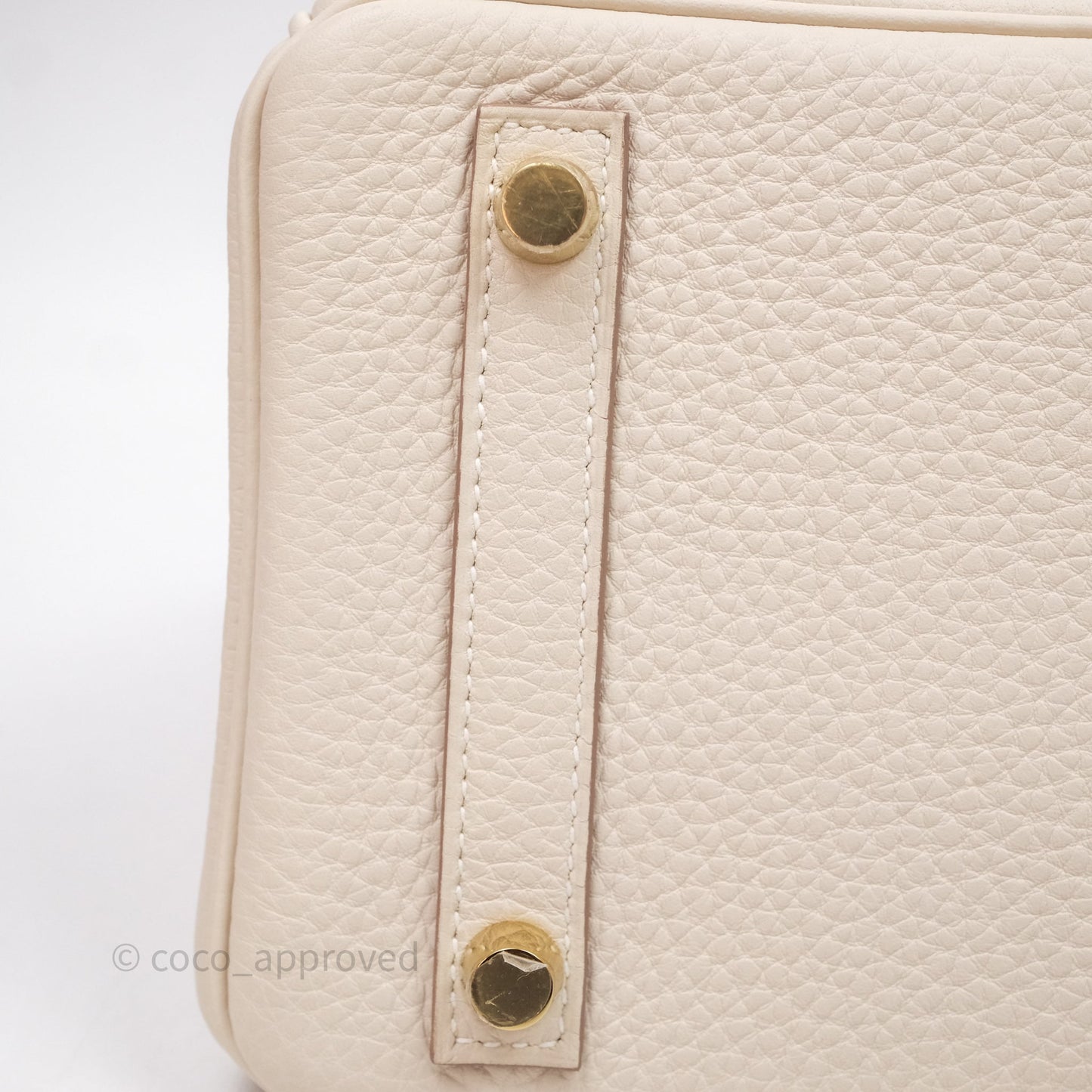 Hermès Birkin 25 Craie 10 Togo Gold Hardware