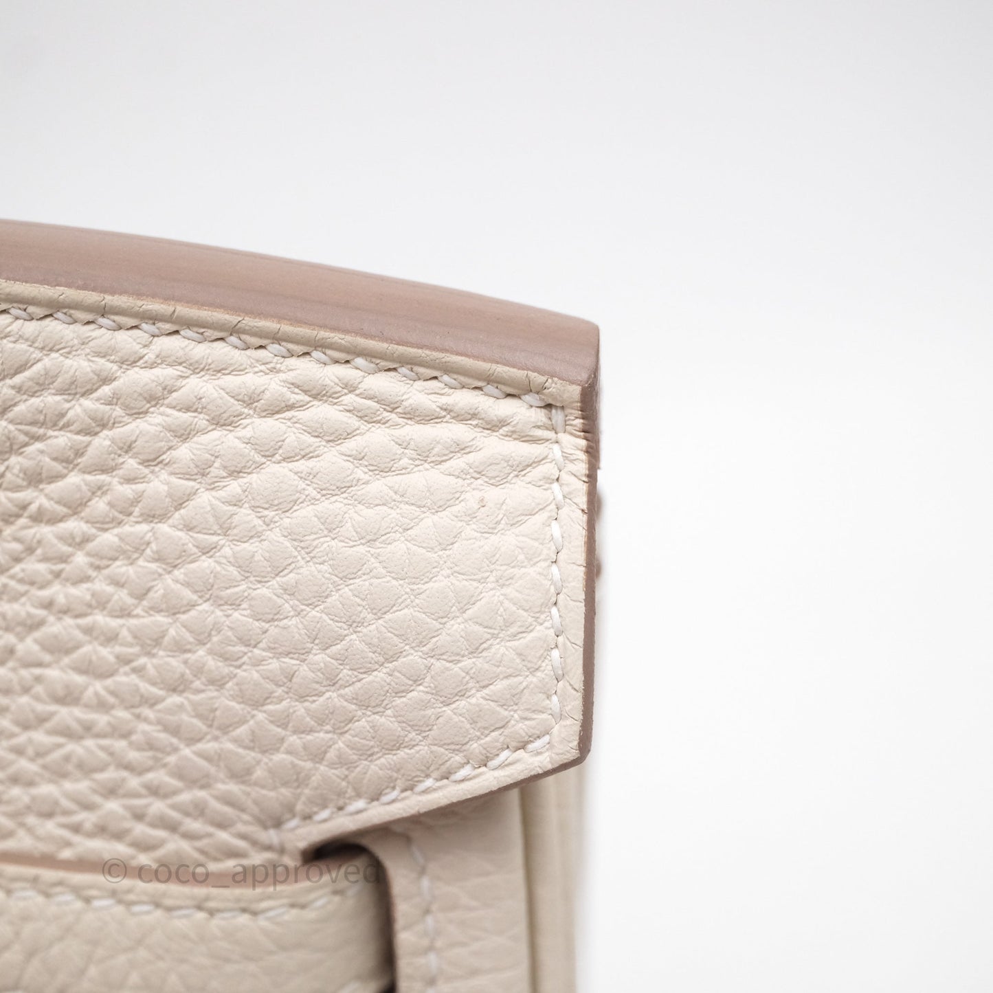 Hermès Birkin 25 Craie 10 Togo Gold Hardware