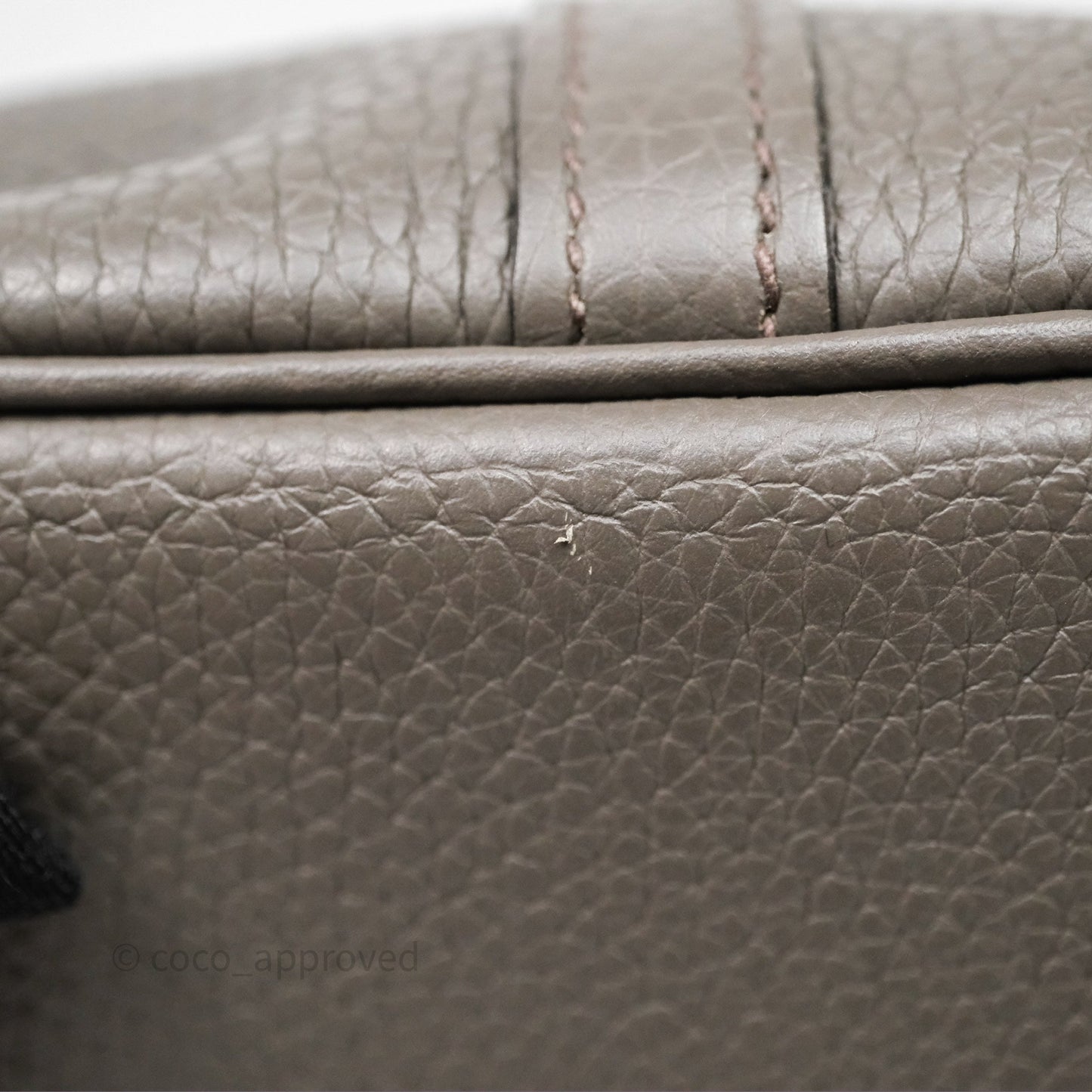 Hermès Picotin 22 Graphite 88 Taurillon Maurice Clemence Palladium Hardware