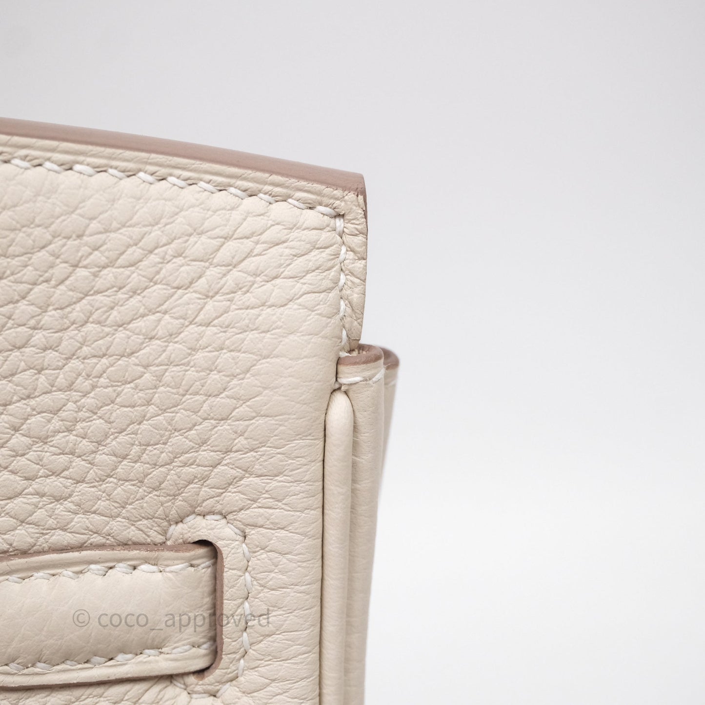 Hermès Birkin 25 Craie 10 Togo Gold Hardware