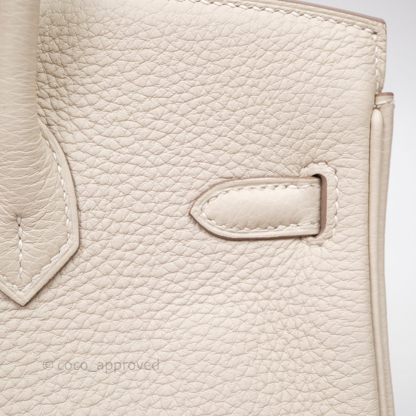 Hermès Birkin 25 Craie 10 Togo Gold Hardware