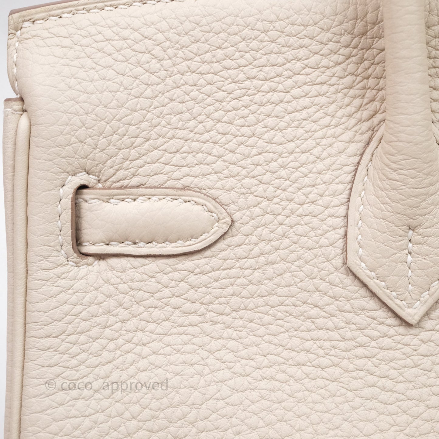 Hermès Birkin 25 Craie 10 Togo Gold Hardware