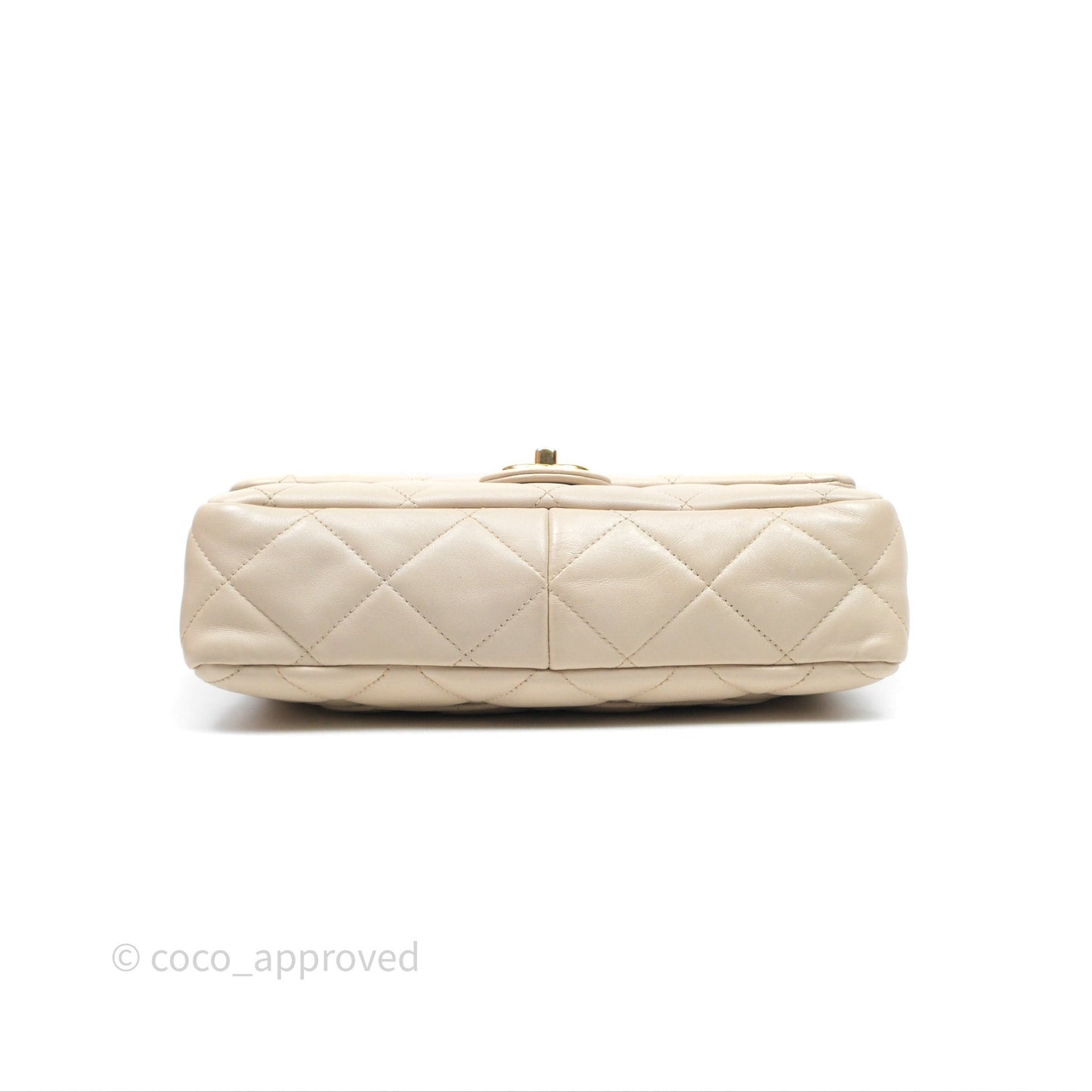 Chanel Funky Town Flap Beige Aged Gold Hardware