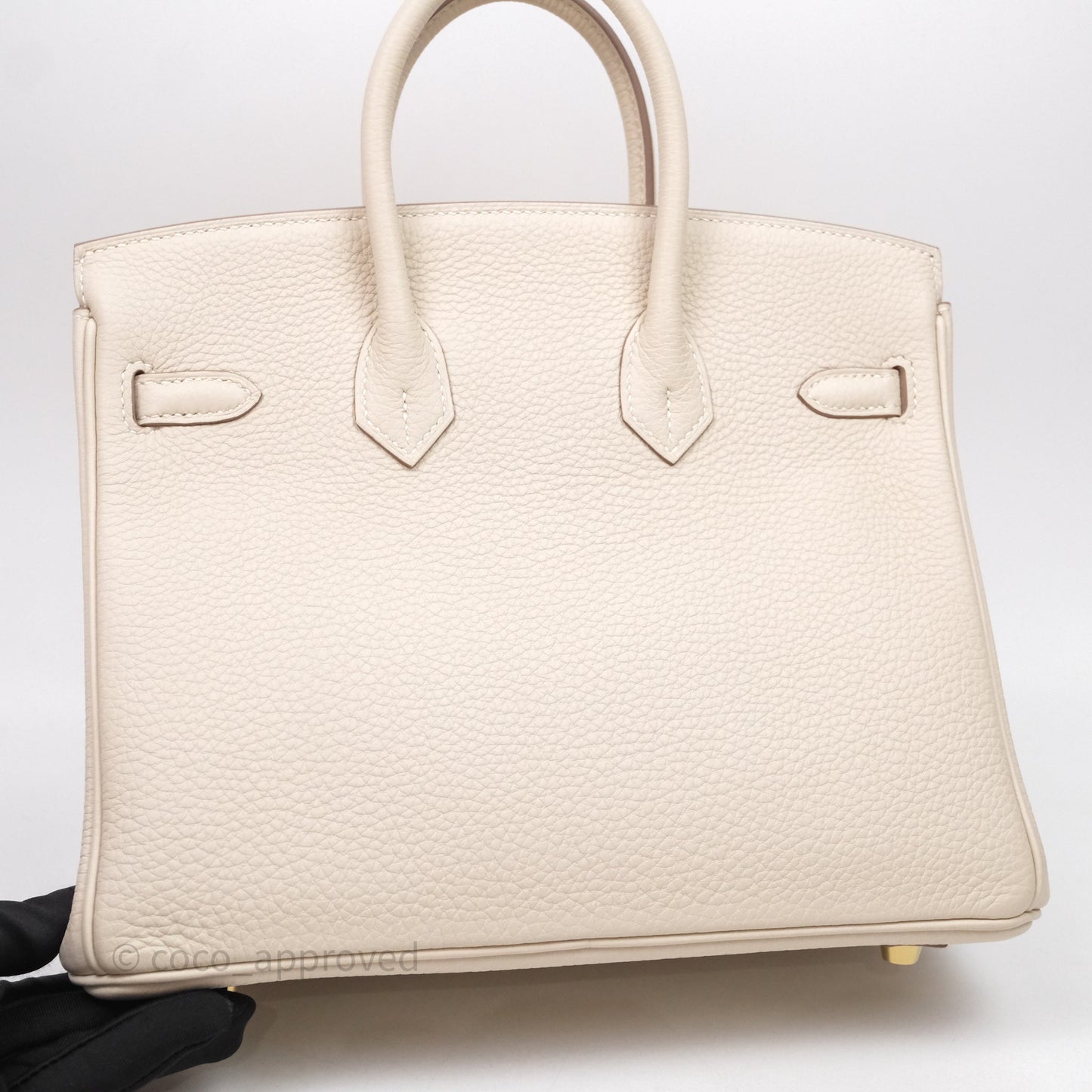 Hermès Birkin 25 Craie 10 Togo Gold Hardware
