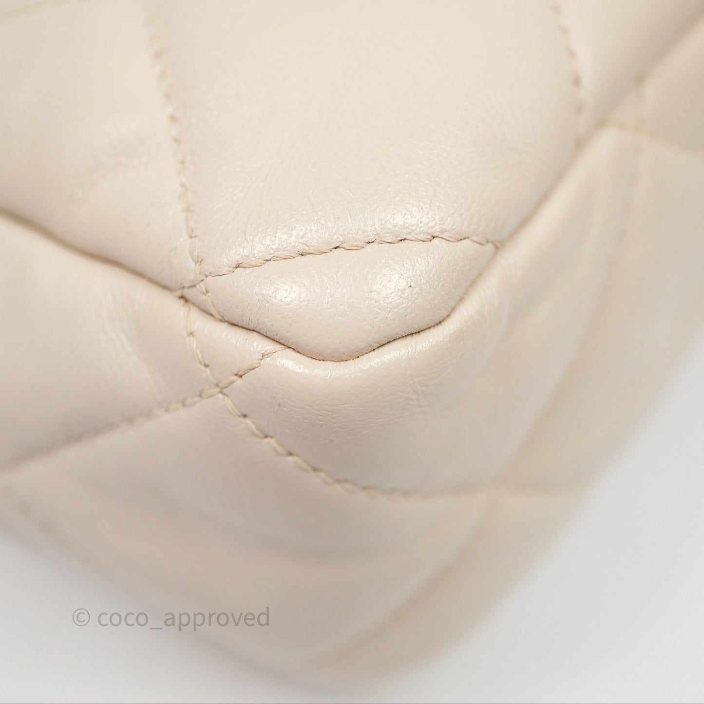 Chanel Funky Town Flap Beige Aged Gold Hardware
