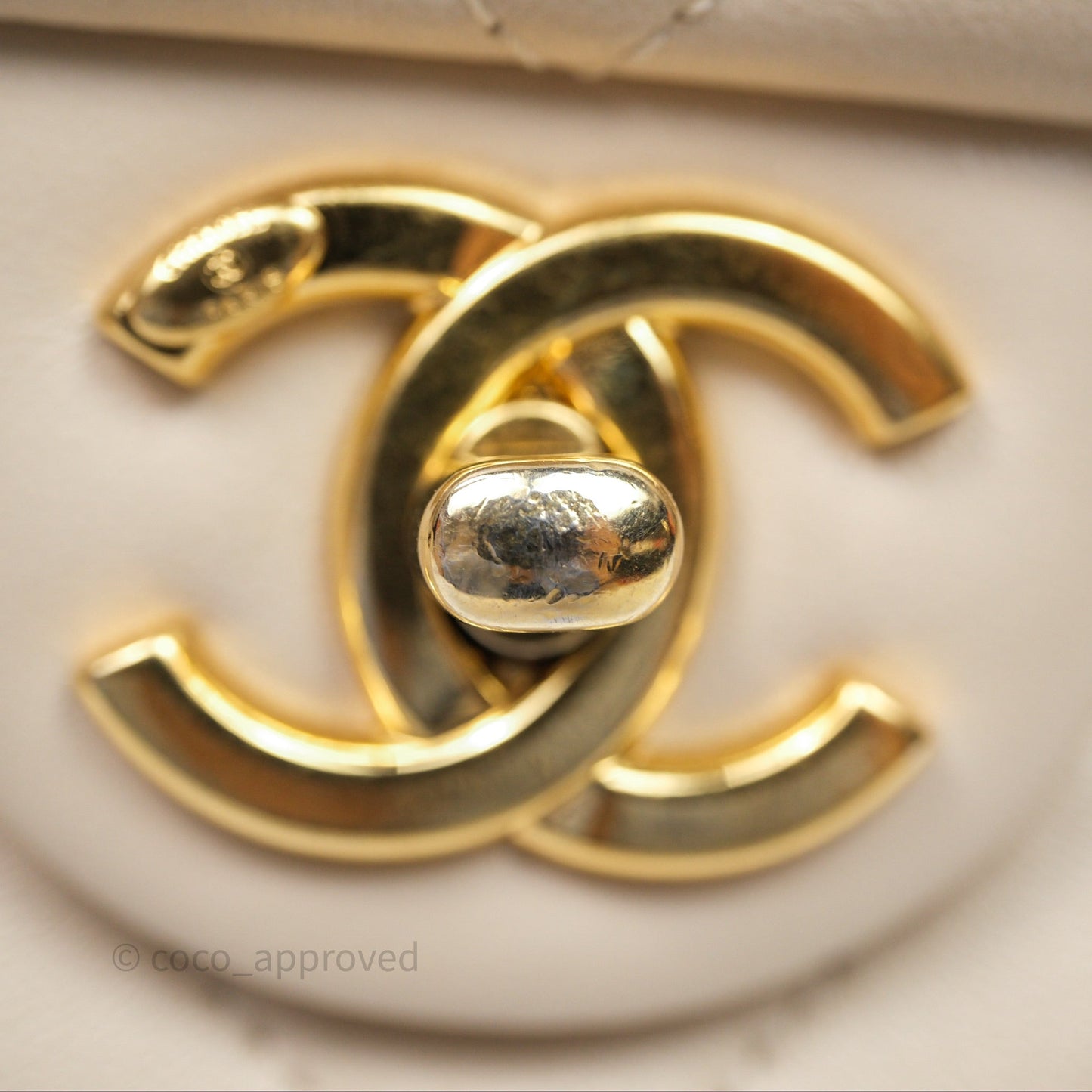 Chanel Funky Town Flap Beige Aged Gold Hardware
