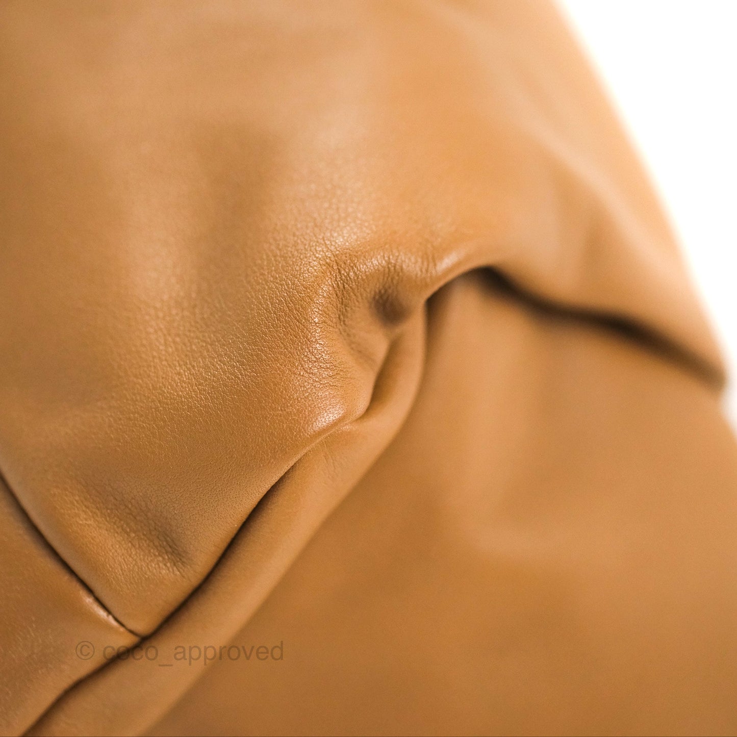 Bottega Veneta The Should Pouch Tan Calfskin