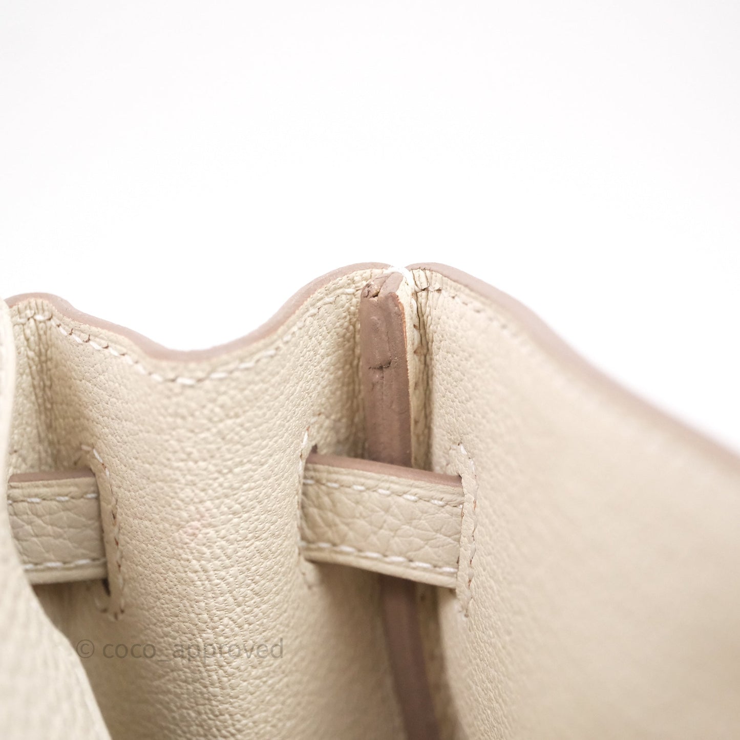Hermès Birkin 25 Craie 10 Togo Gold Hardware