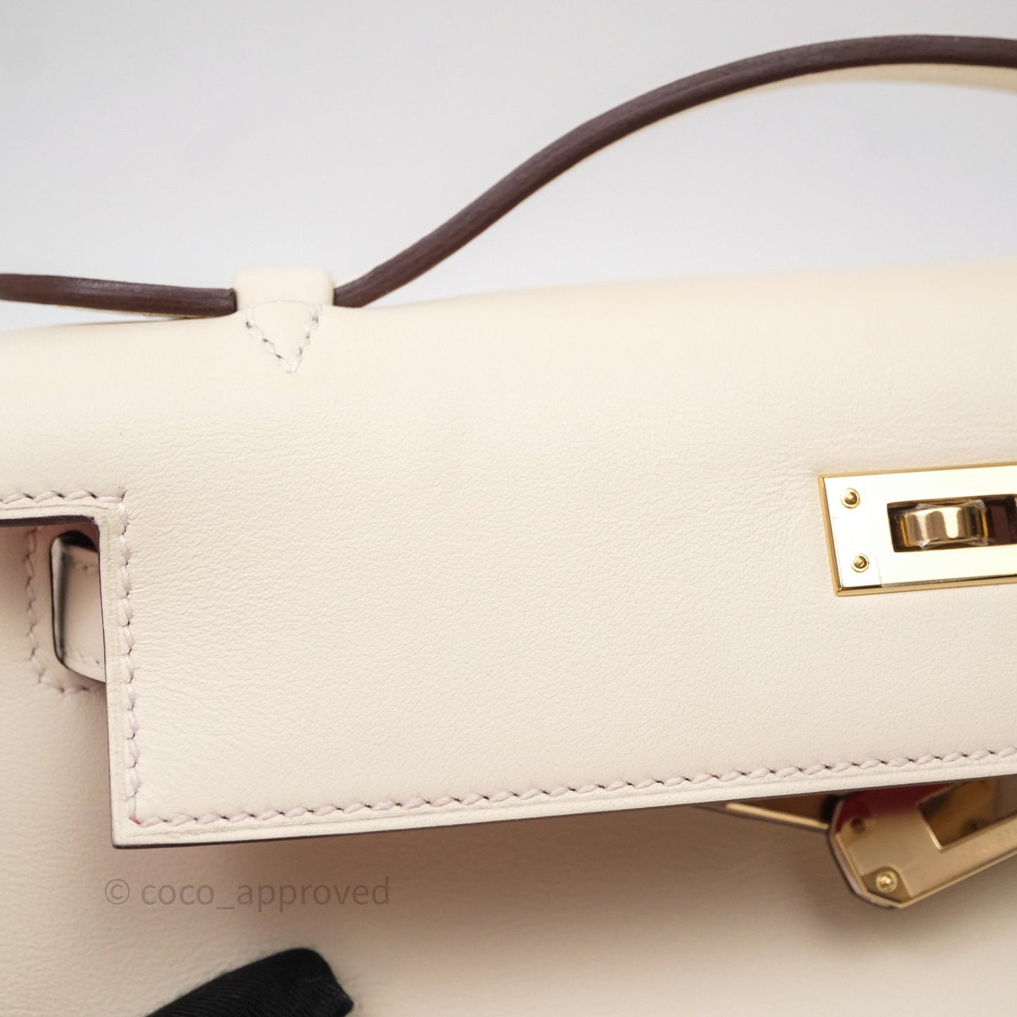 Hermès Kelly Pochette Nata Swift Pink Special Order Gold Hardware