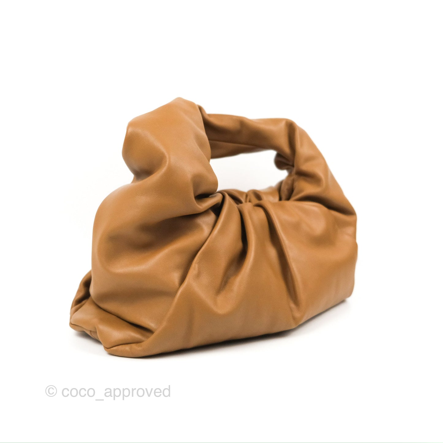 Bottega Veneta The Should Pouch Tan Calfskin