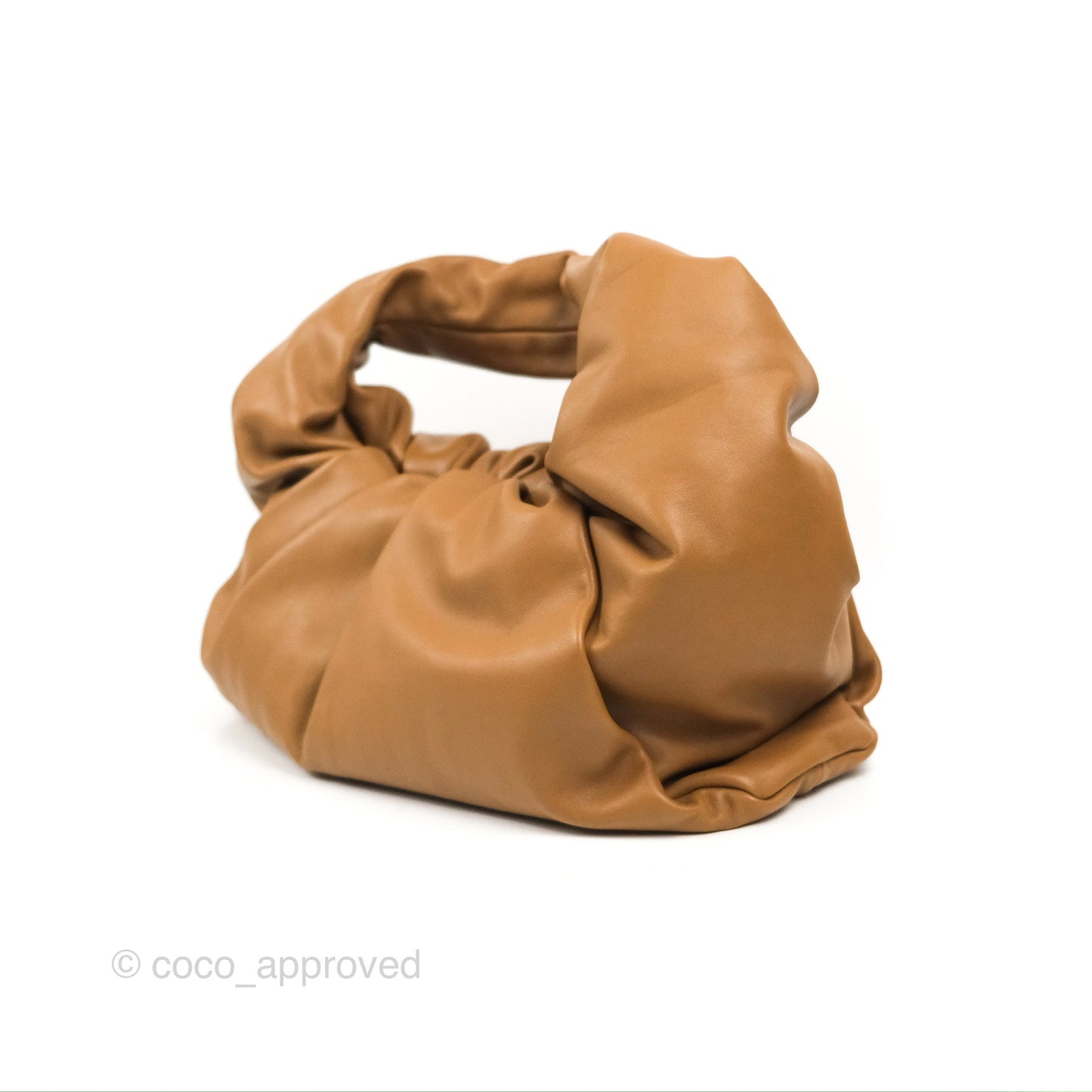 Bottega Veneta The Should Pouch Tan Calfskin