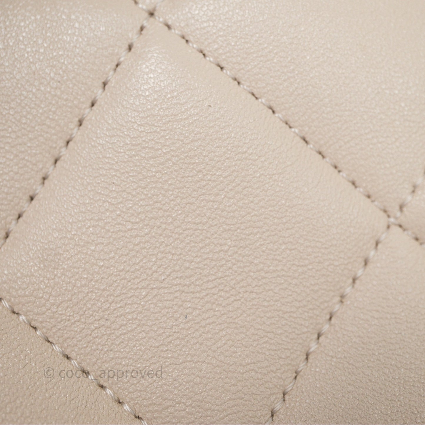 Chanel Funky Town Flap Beige Aged Gold Hardware
