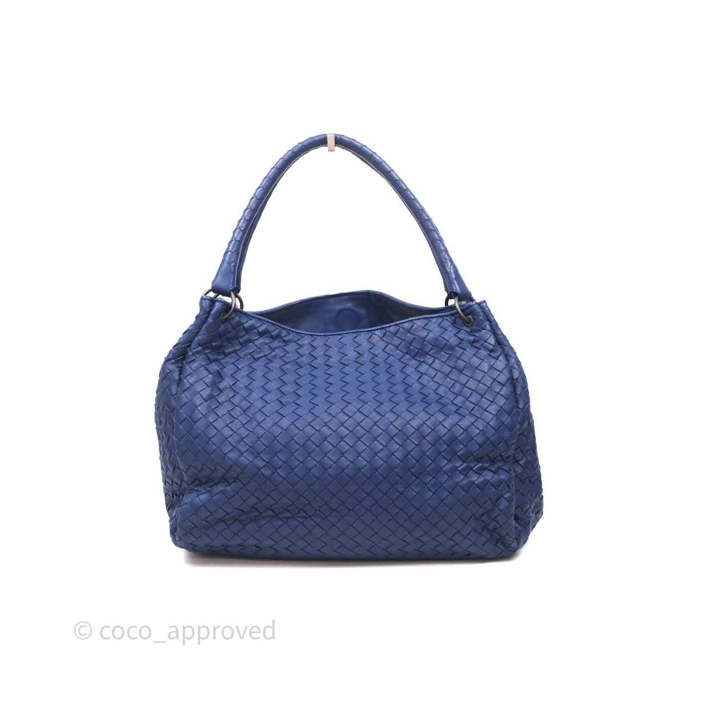 Bottega Veneta Intrecciato Tote Bag Blue