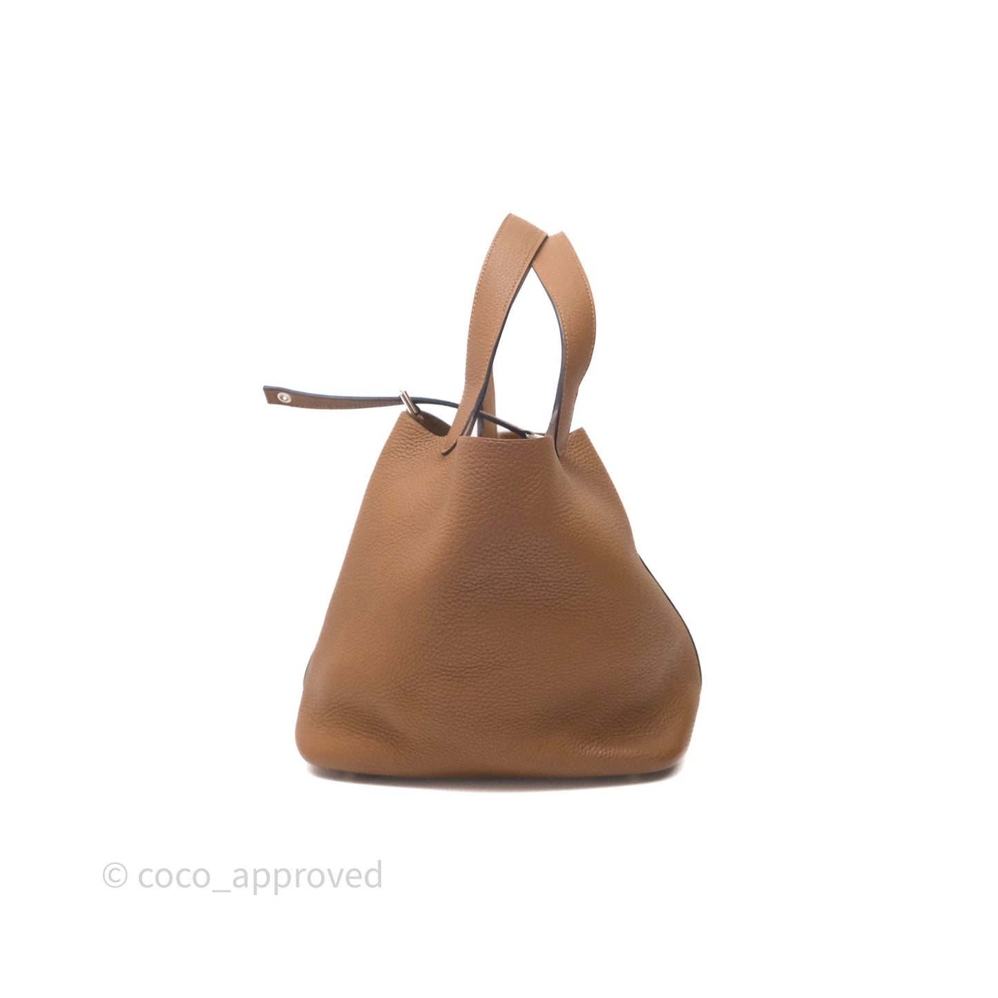 Hermès Picotin Lock 22 Alezan 3G Clemence Palladium Hardware