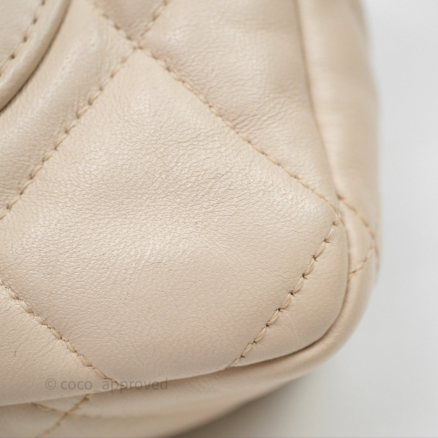 Chanel Funky Town Flap Beige Aged Gold Hardware