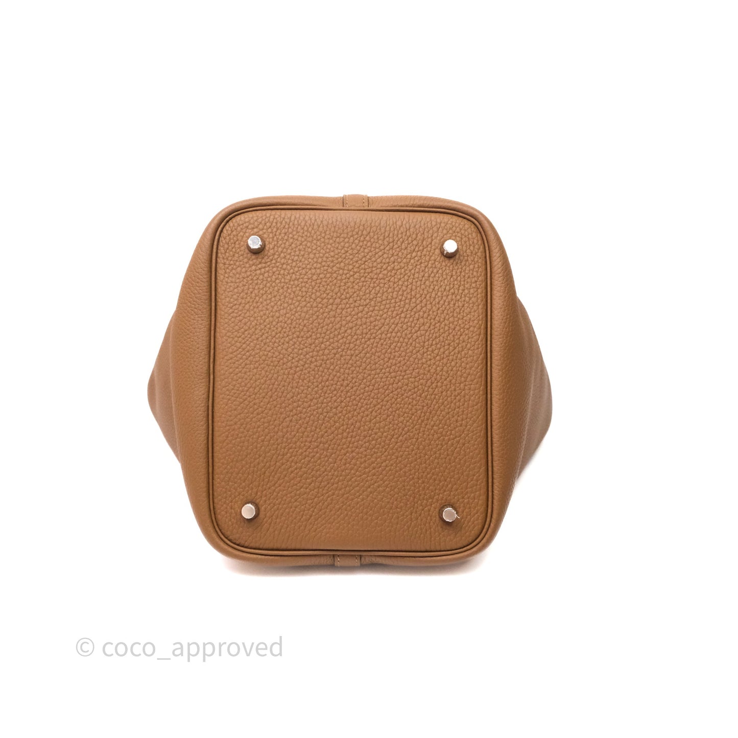 Hermès Picotin Lock 22 Alezan 3G Clemence Palladium Hardware