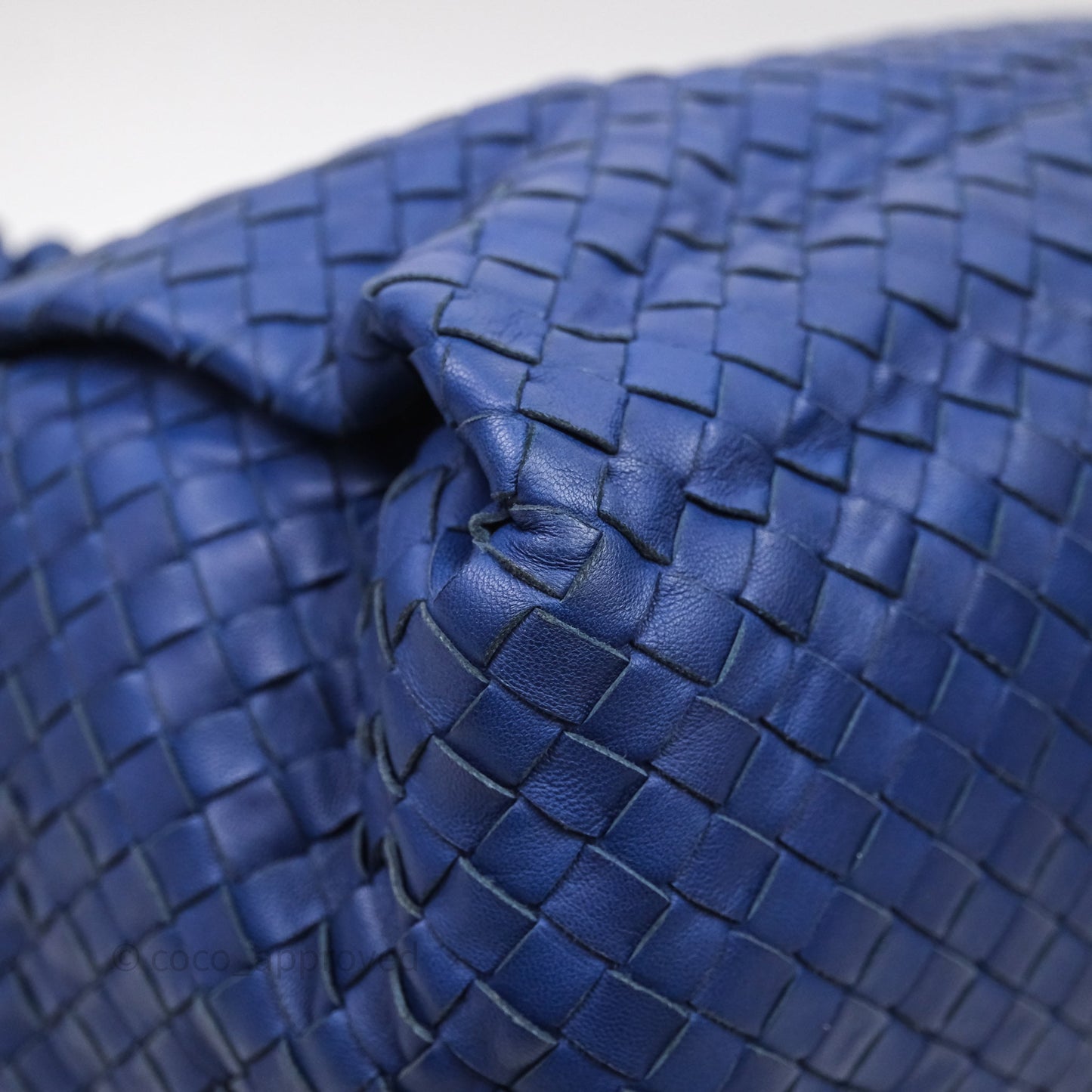 Bottega Veneta Intrecciato Tote Bag Blue