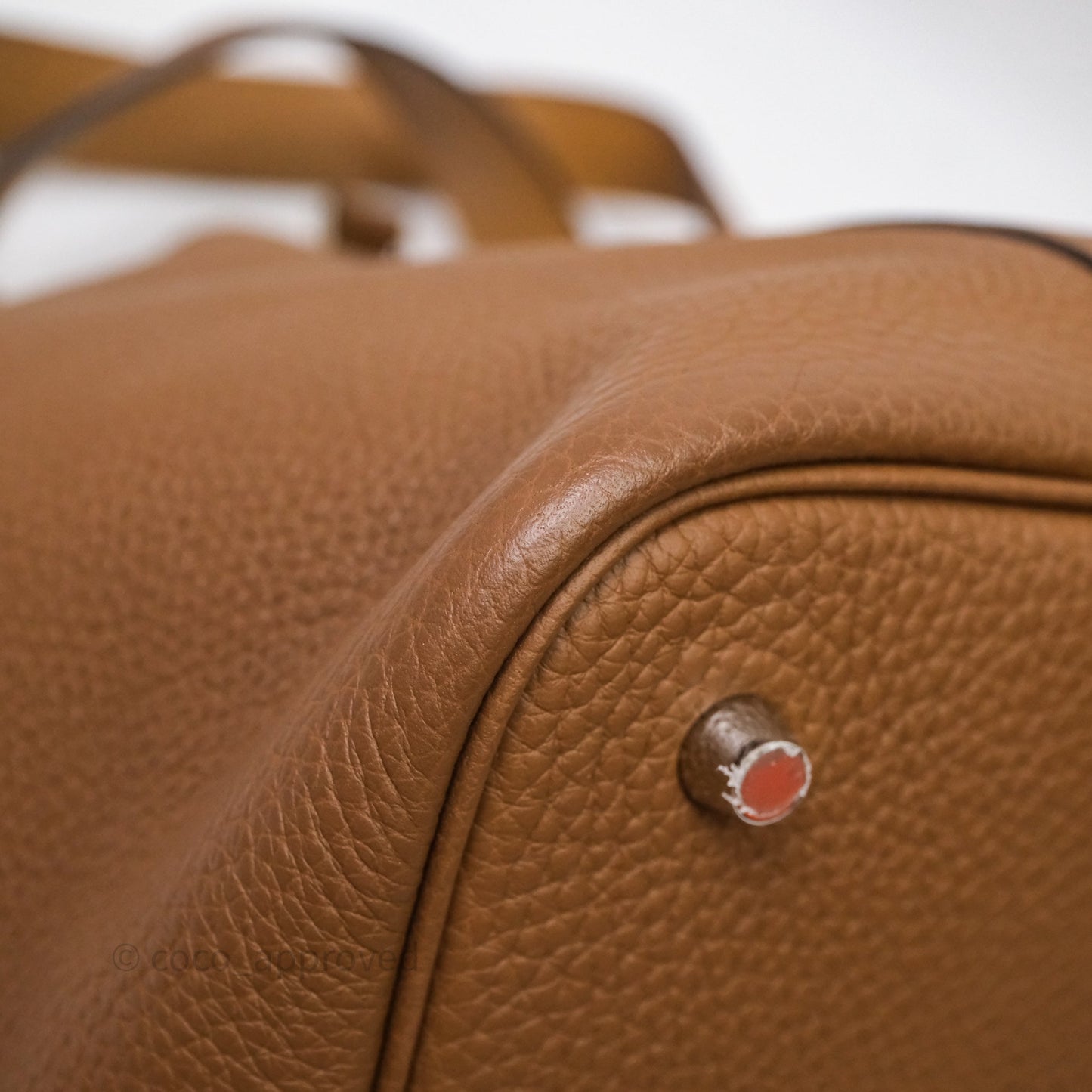 Hermès Picotin Lock 22 Alezan 3G Clemence Palladium Hardware