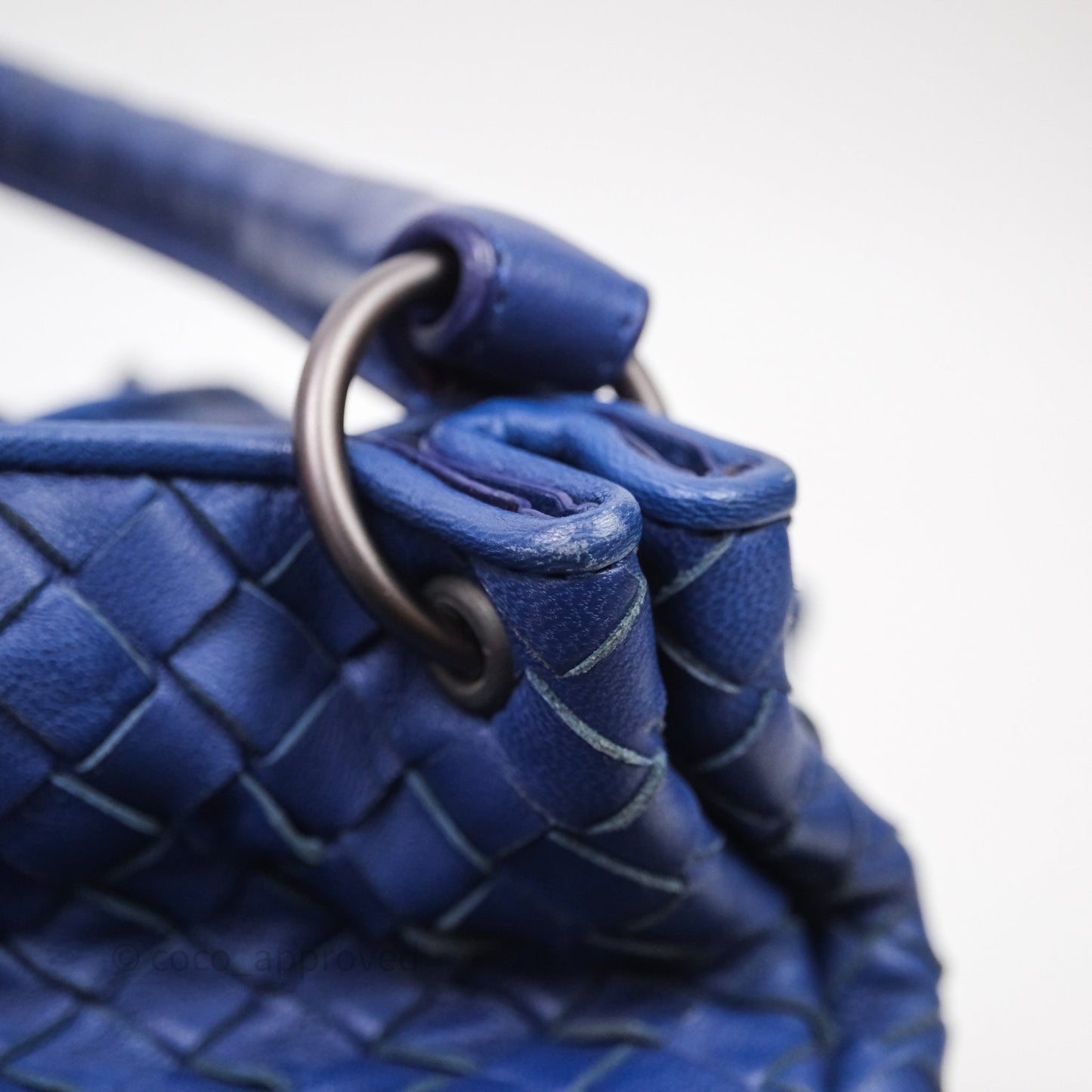 Bottega Veneta Intrecciato Tote Bag Blue