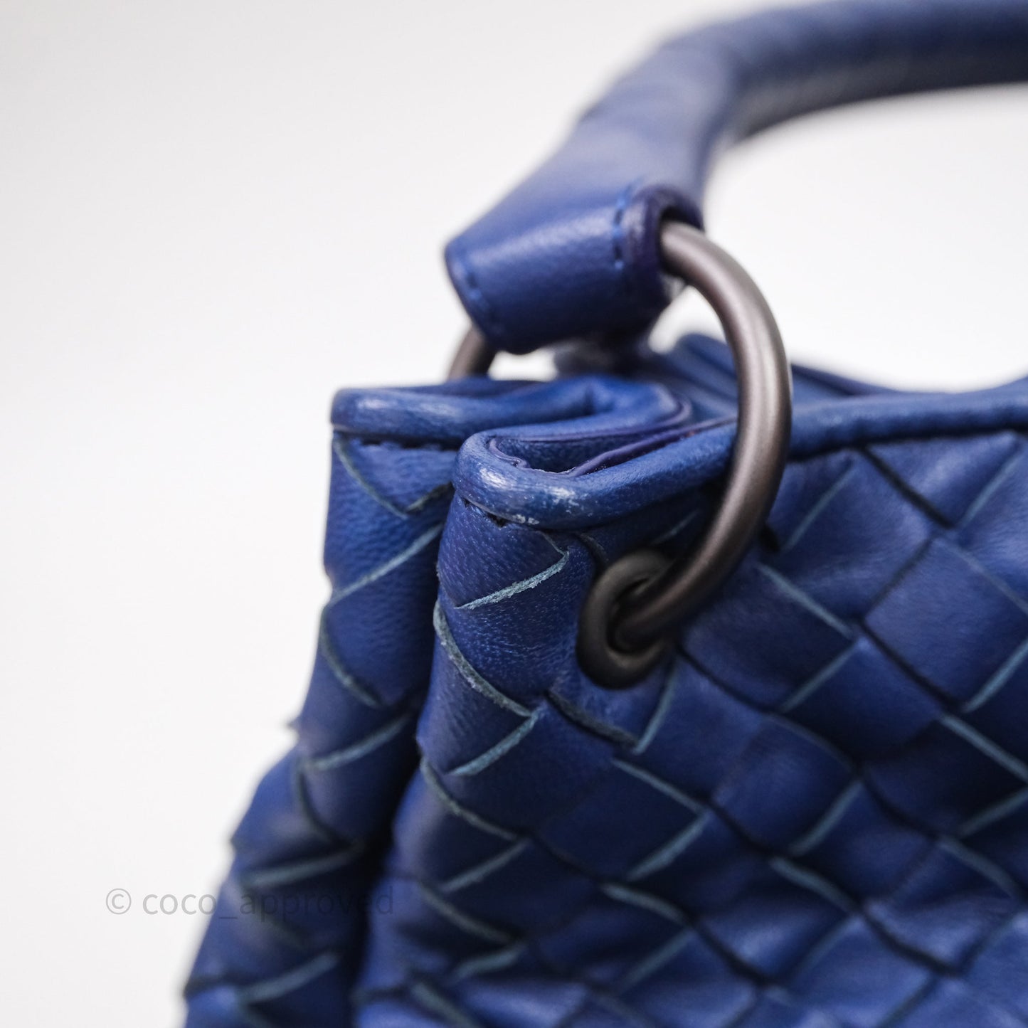 Bottega Veneta Intrecciato Tote Bag Blue