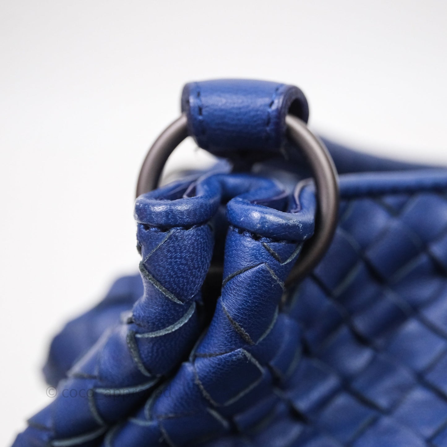 Bottega Veneta Intrecciato Tote Bag Blue